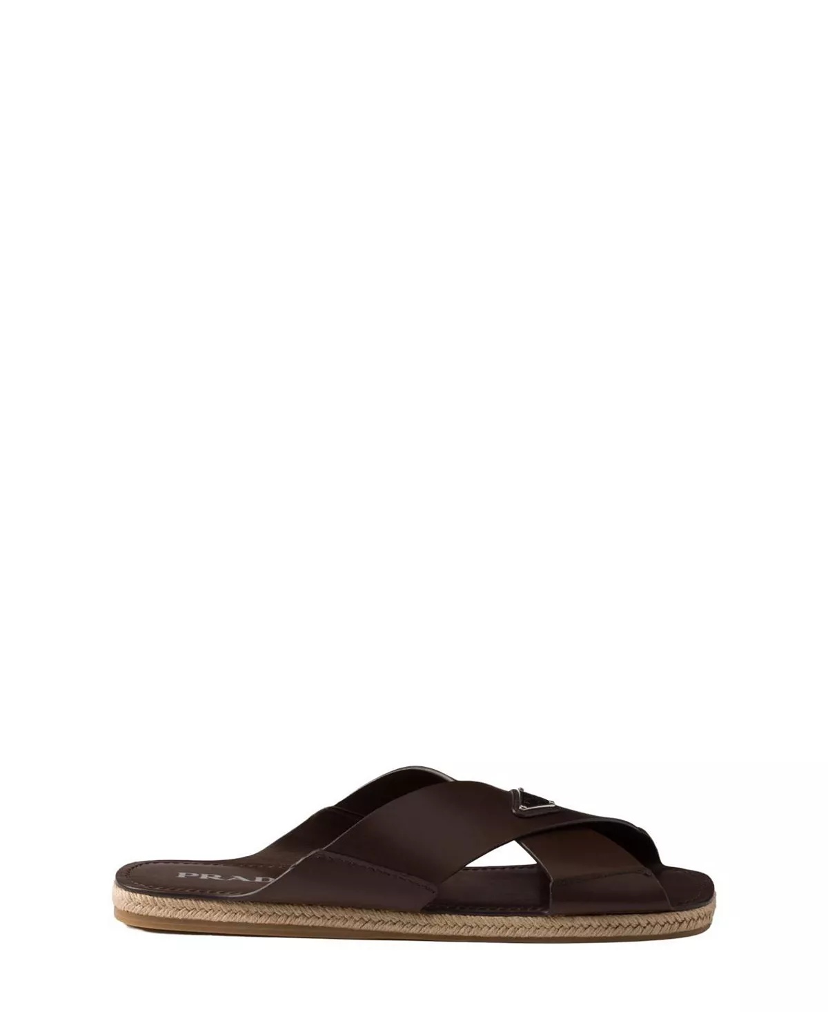 Men's Crisscross Leather Slides - 4