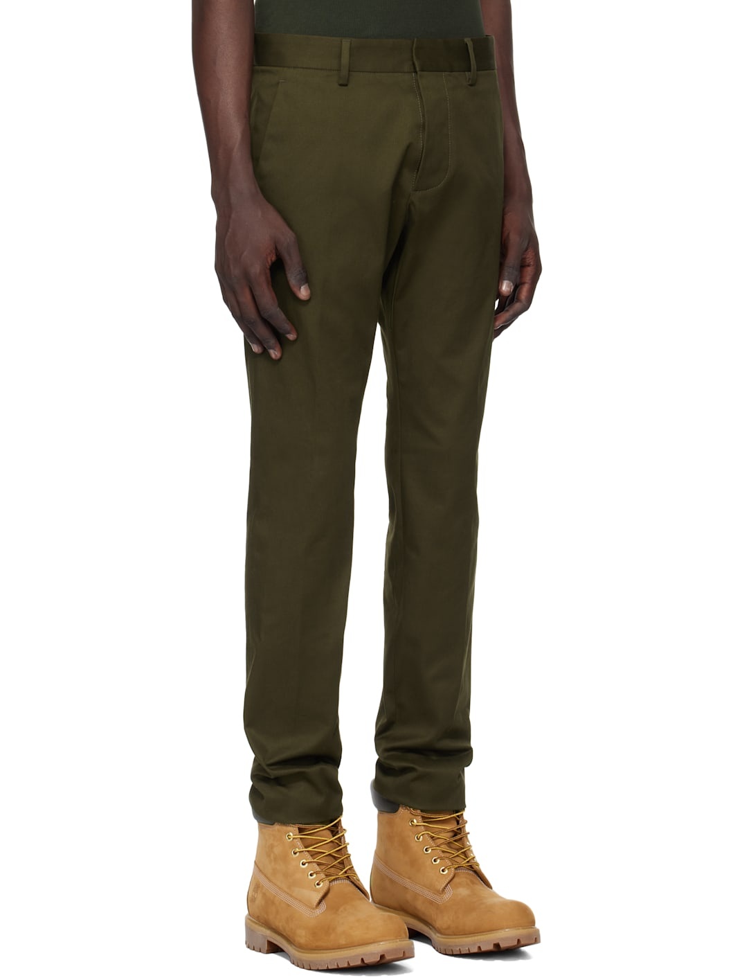 Khaki Cool Guy Trousers - 2