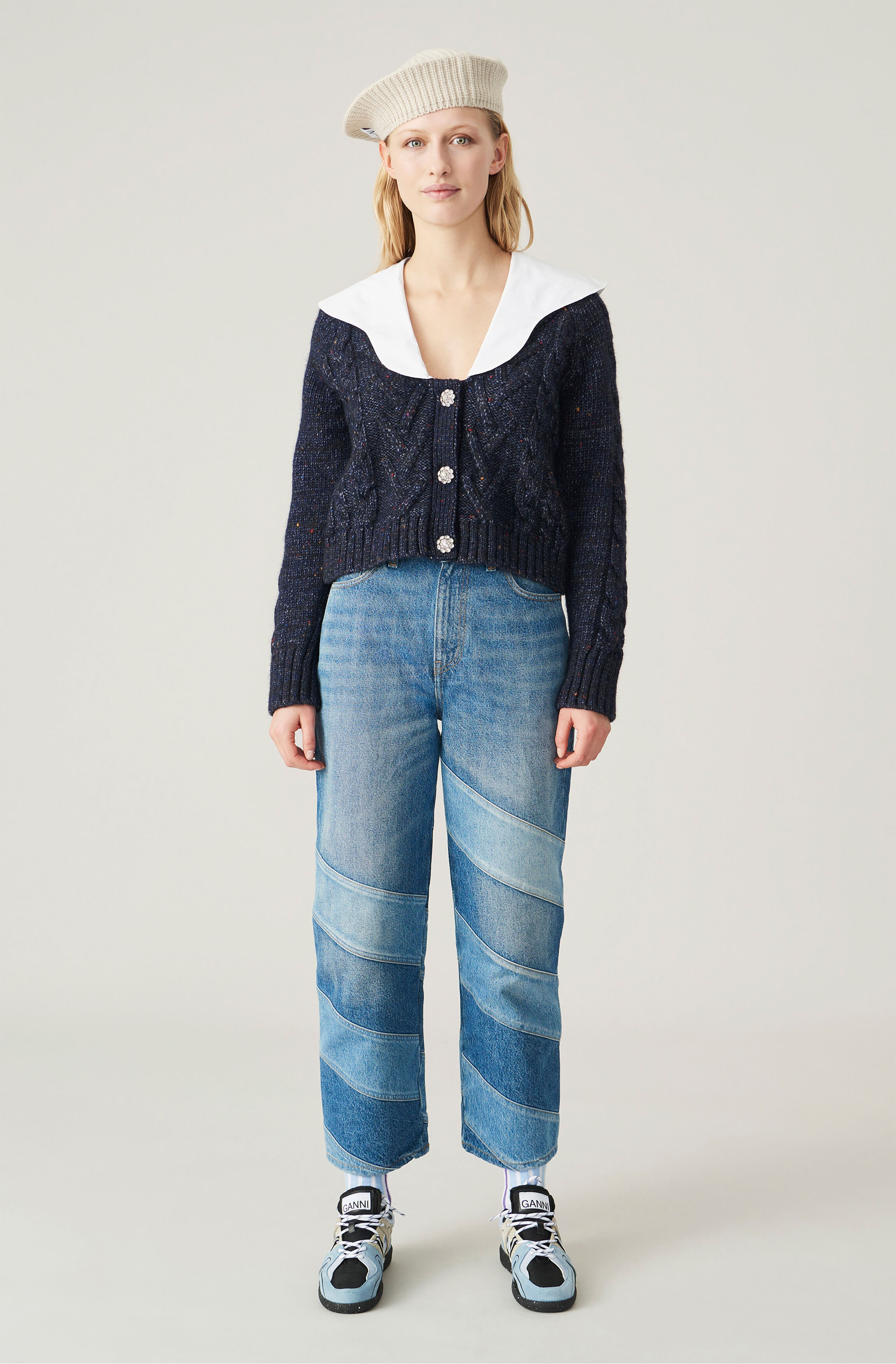 CABLE KNIT CARDIGAN - 3
