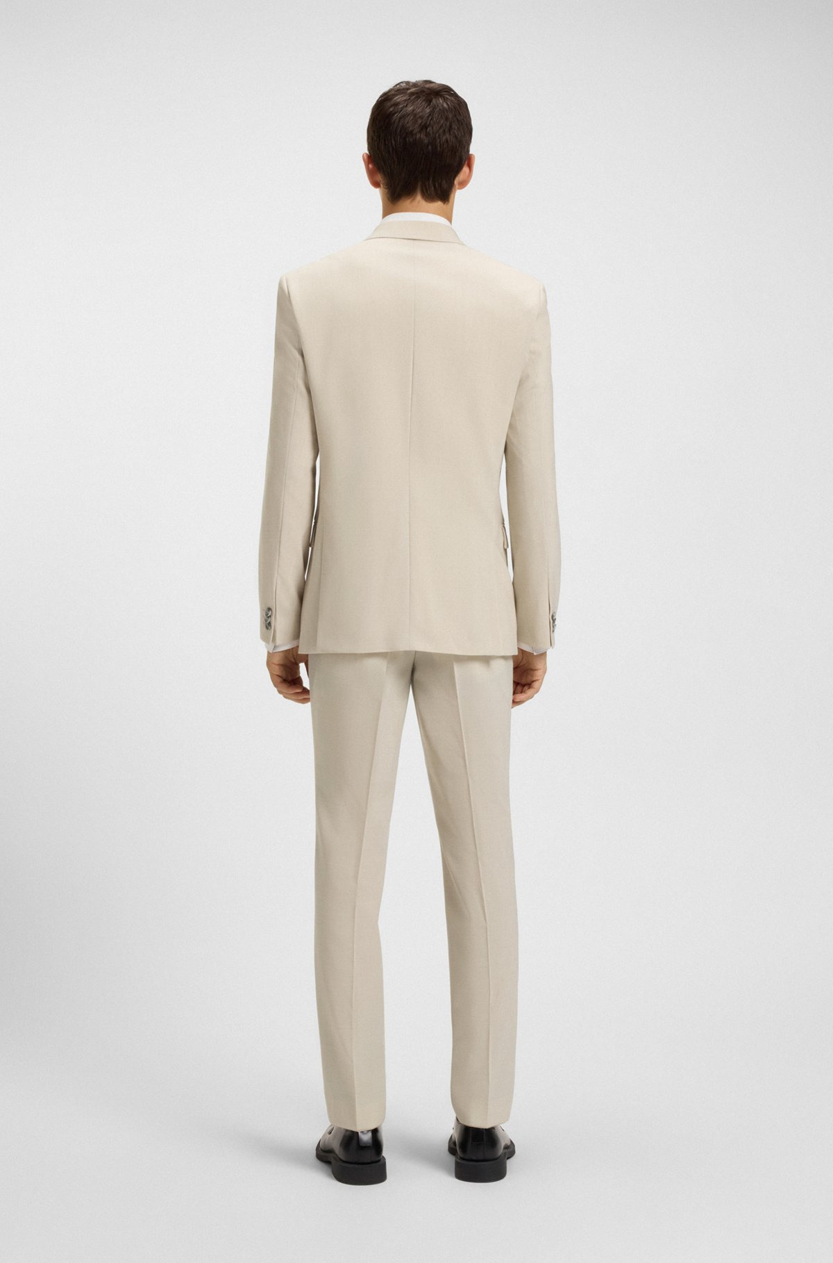 EXTRA-SLIM-FIT SUIT IN A MELANGE WOOL BLEND - 3