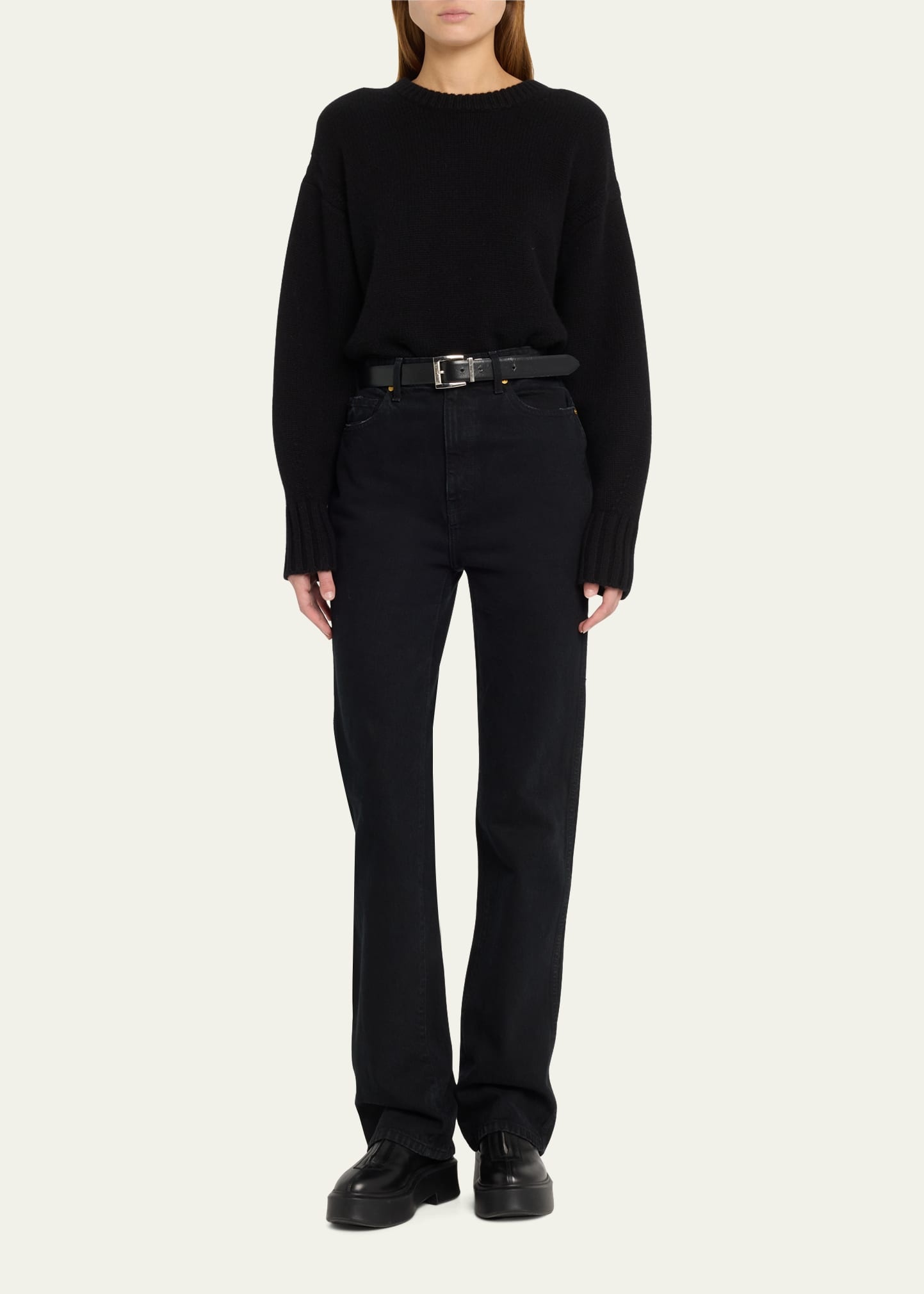 Cozy Cashmere Crewneck Sweater - 2