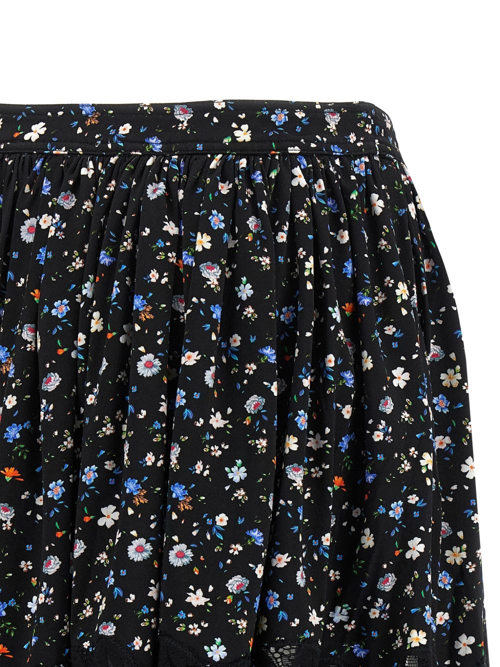 lace-embellished skirt - 4