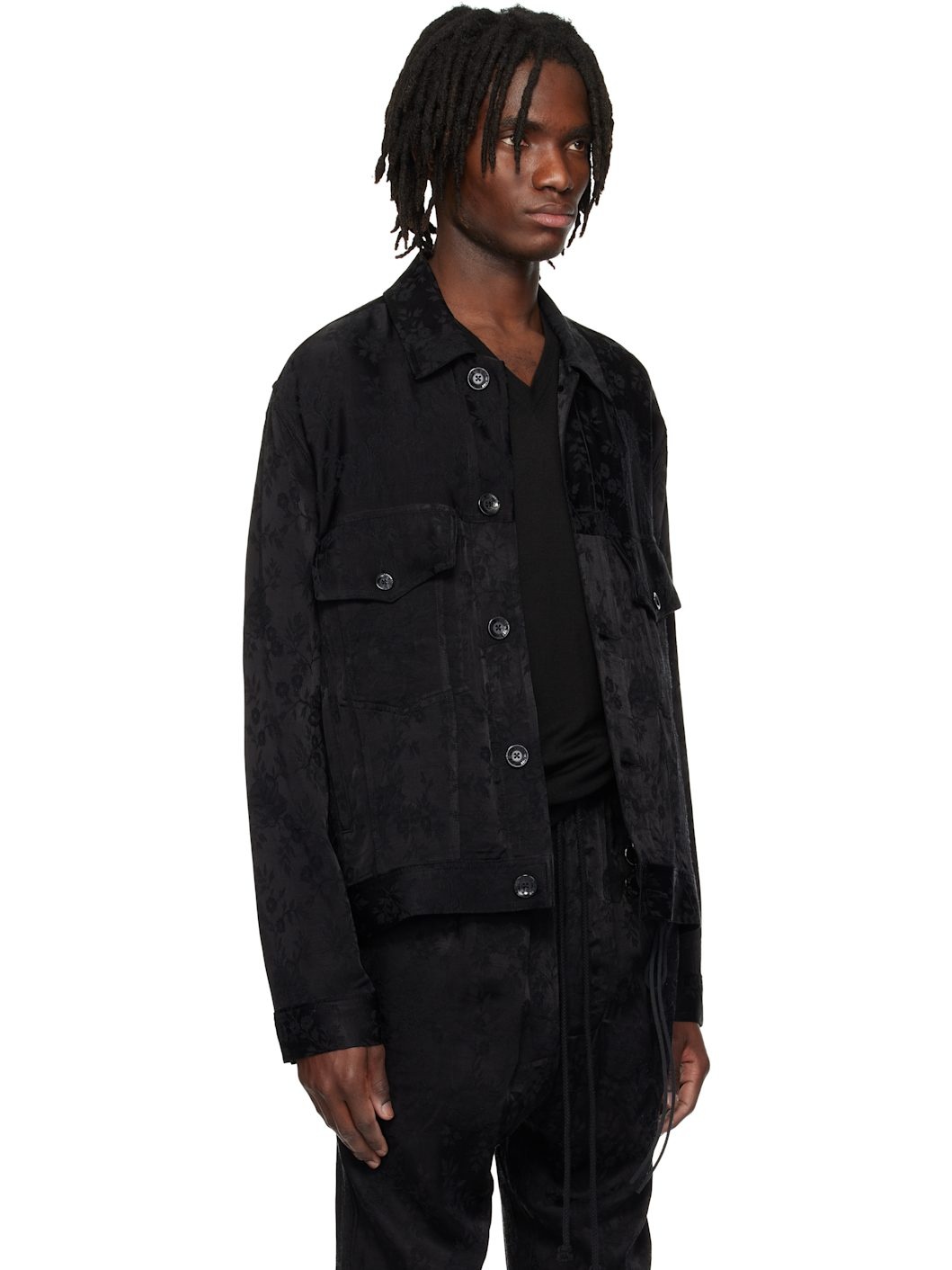Black Worker Jacket - 2