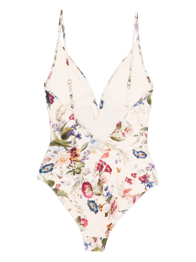 Zimmermann floral-pattern swimsuit outlook