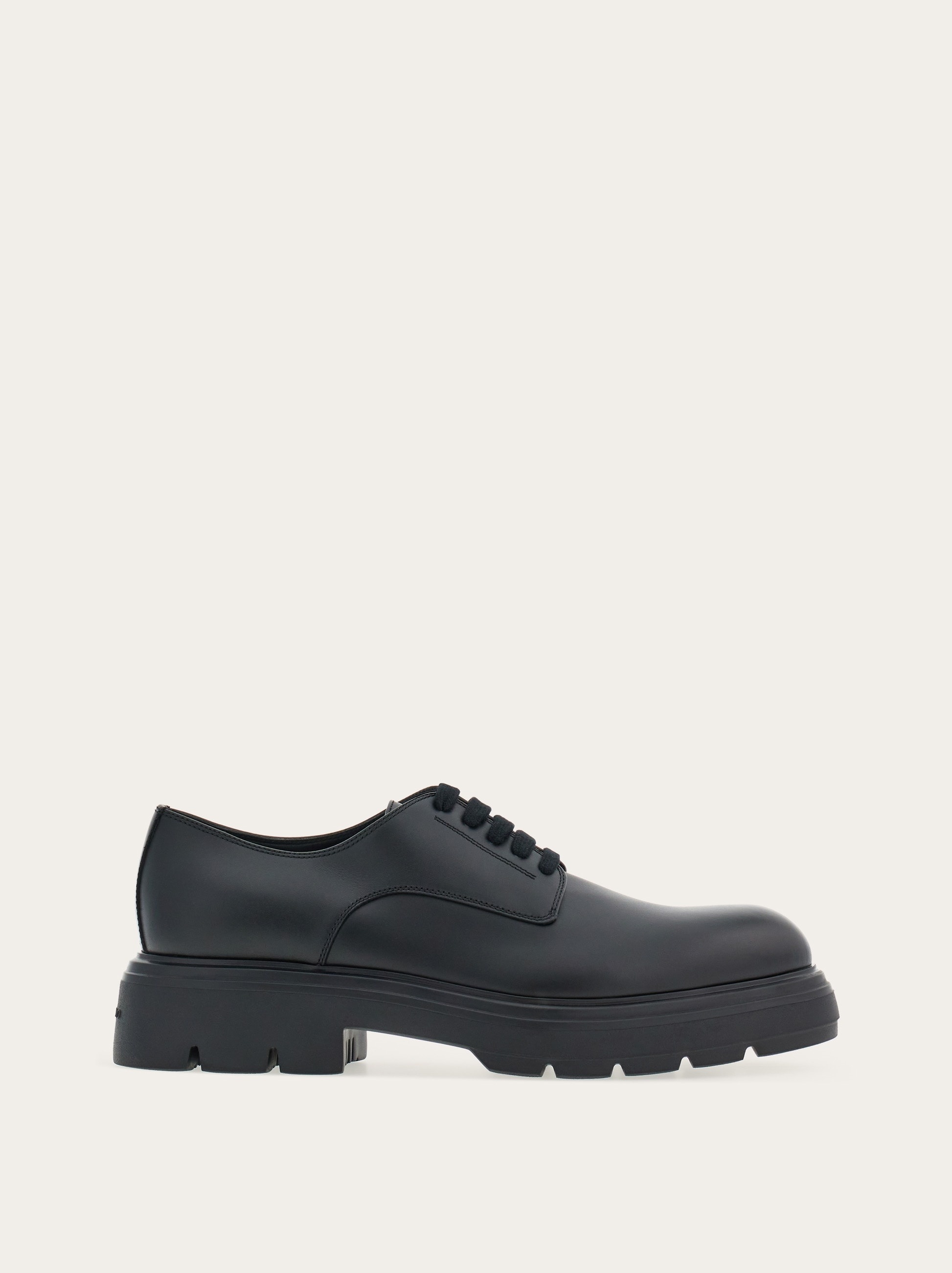 Chunky lace up derby shoe - 1