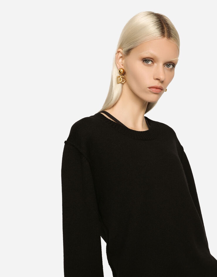 Wool round-neck sweater - 4