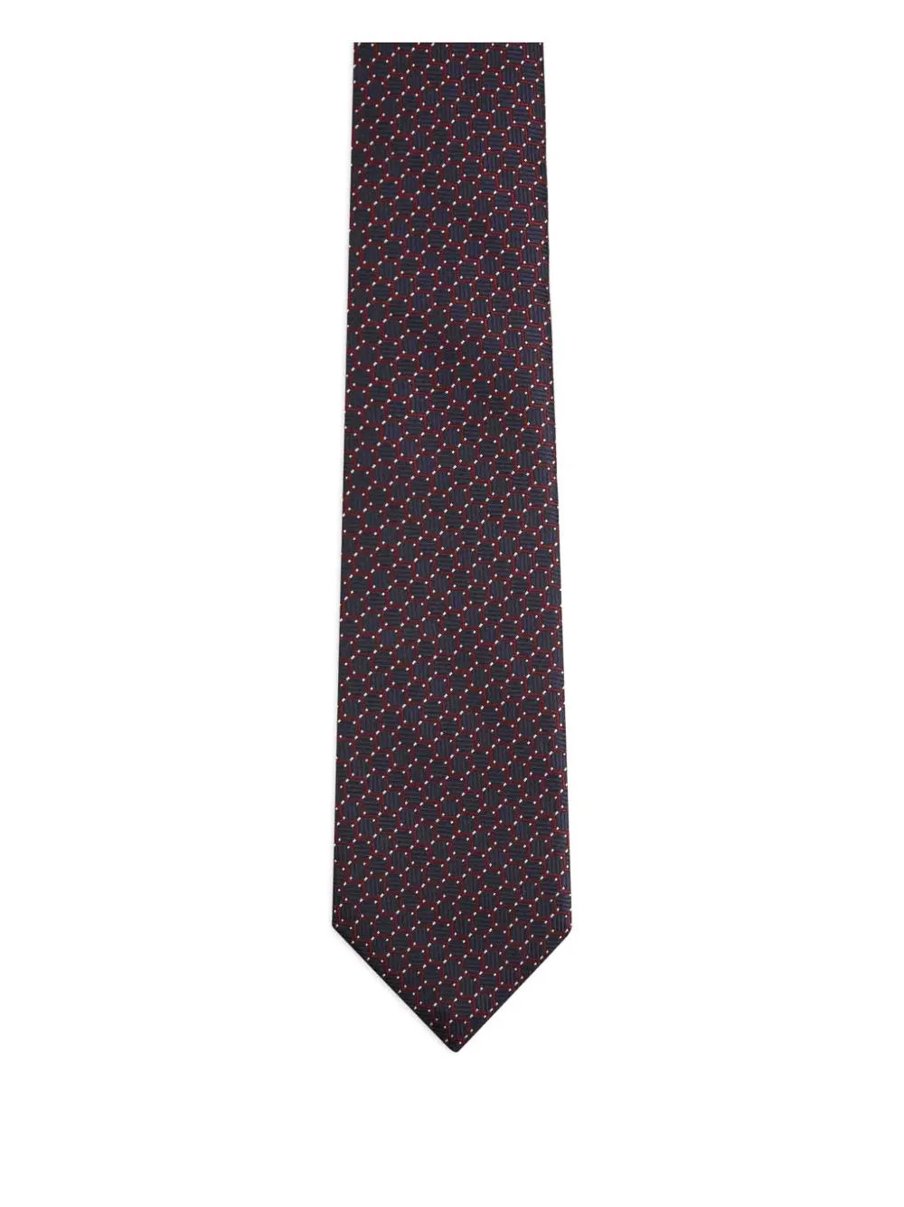 geometric-pattern tie - 1