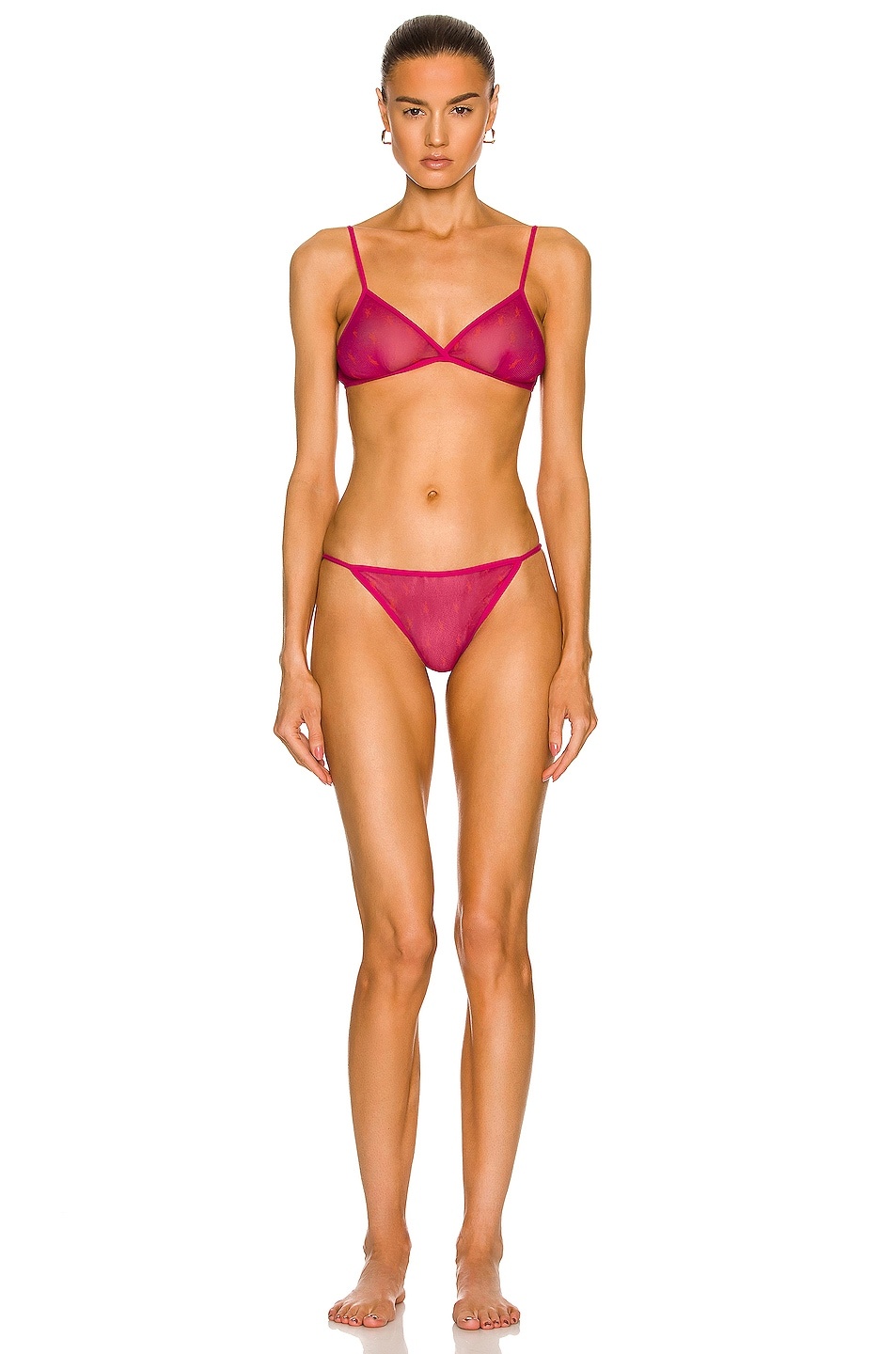 All Over Logo Triangle Bra - 4