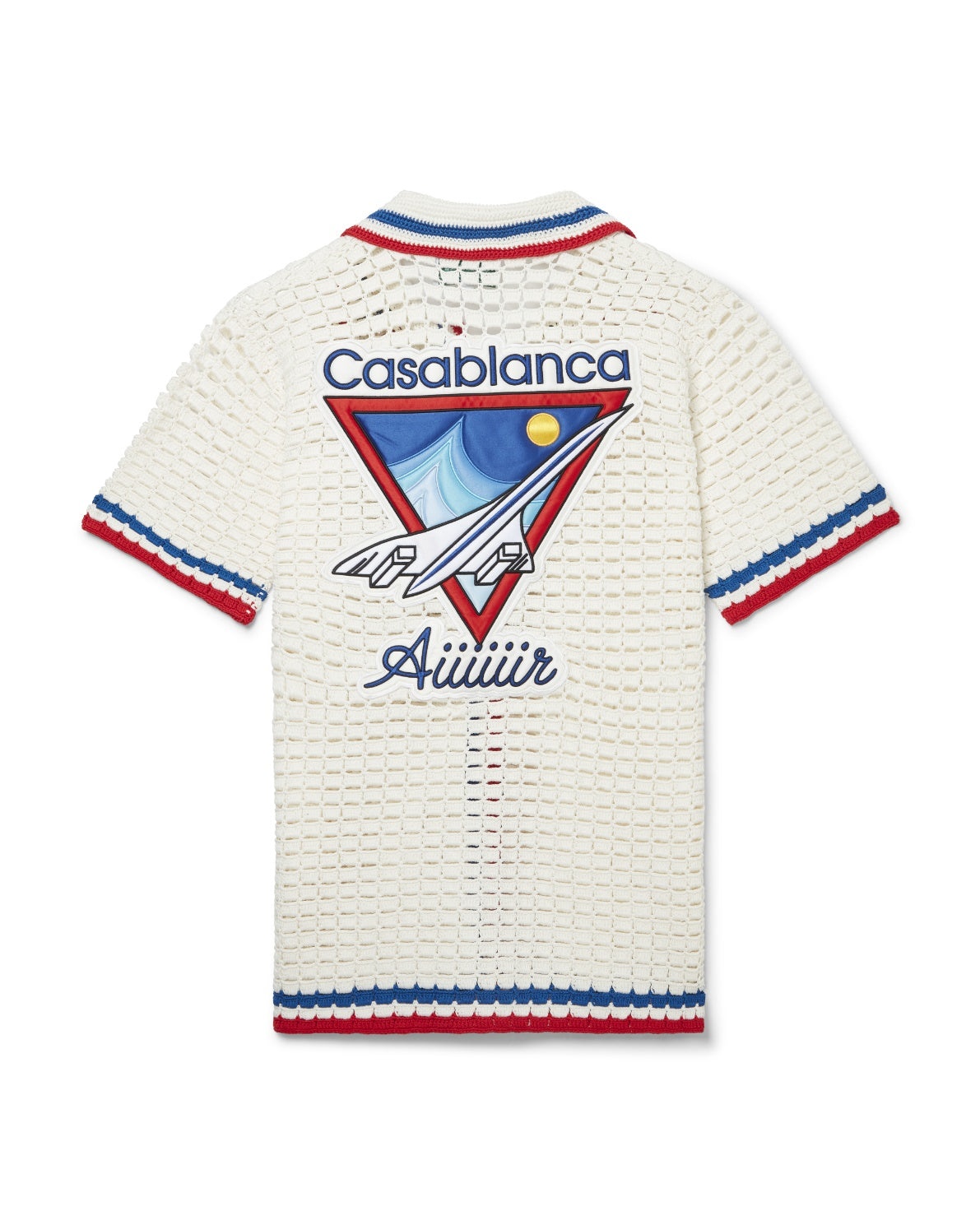 Casablanca Aiiiiir Patch Crochet Shirt - 2