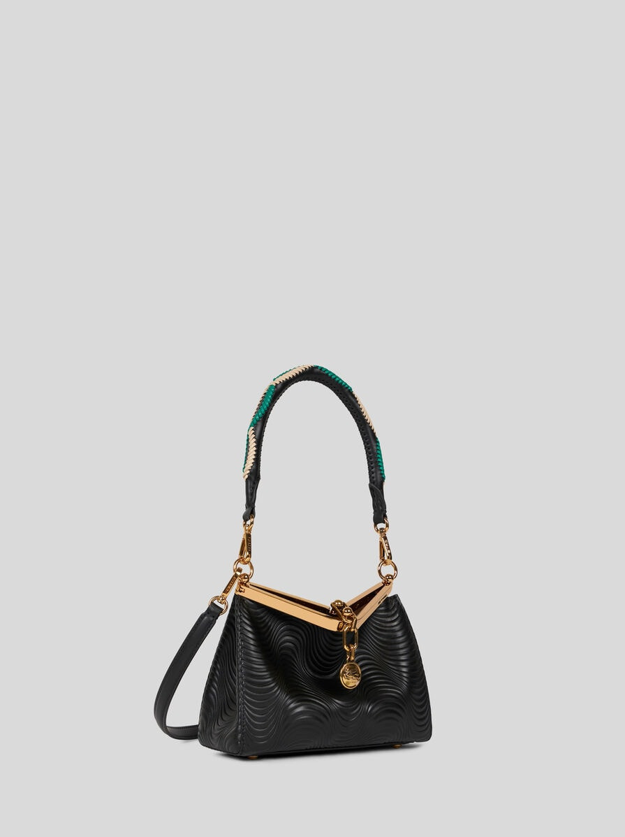 SMALL VELA BAG WITH WAVY MOTIF - 5