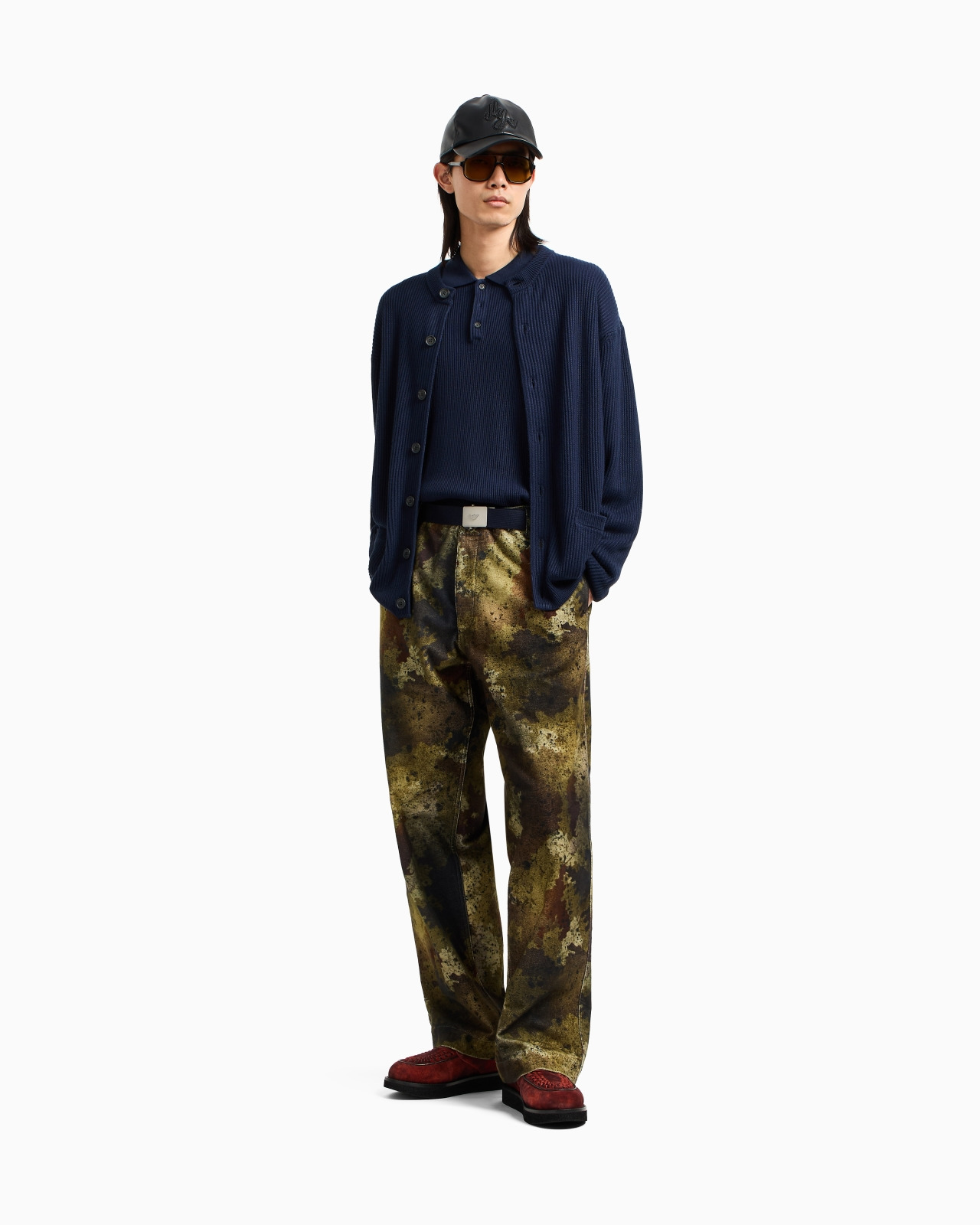 NEW YORK CAPSULE COLLECTION RIB-KNIT POLO SHIRT - 2