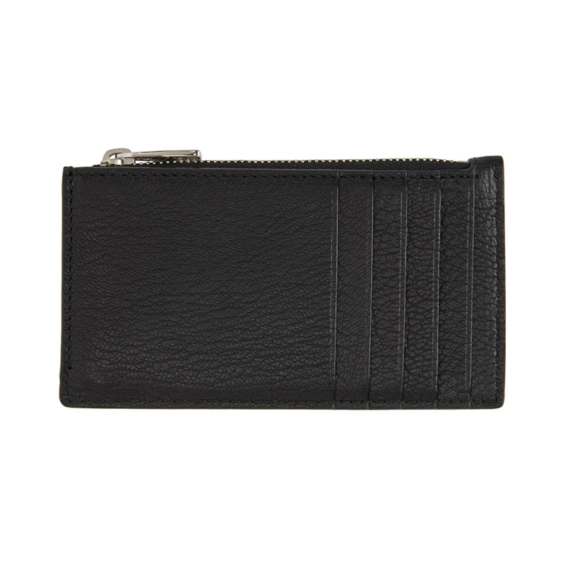 Alexander McQueen Alexander McQueen Small Zip Card Holder 'Black' outlook