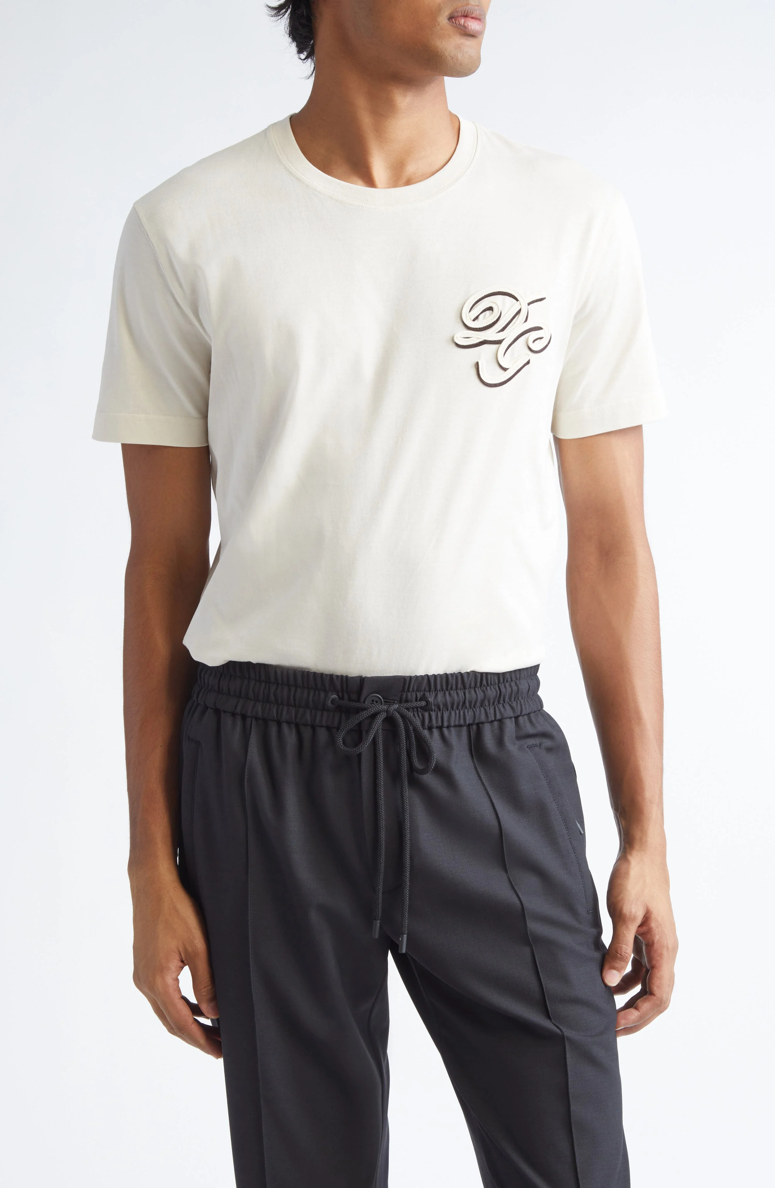 Dolce&Gabbana Logo Graphic T-Shirt in A4567 Panna at Nordstrom - 1