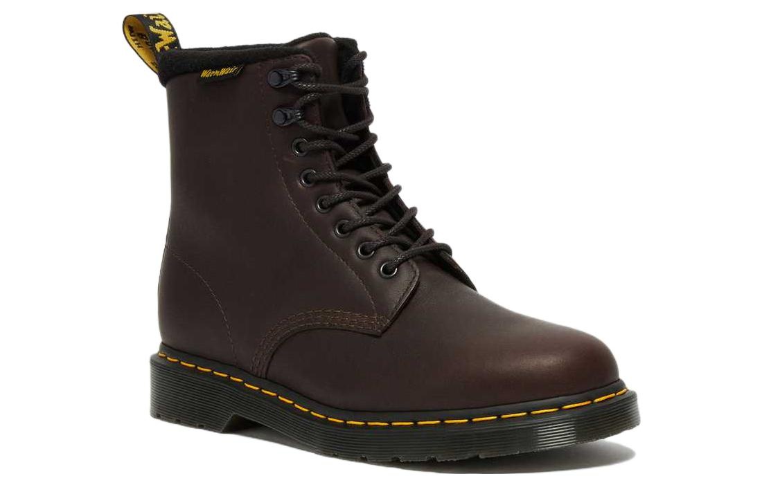 Dr. Martens 1460 Pascal Warmwair Leather Lace Up Boots 'Dark Brown' 27816201 - 2