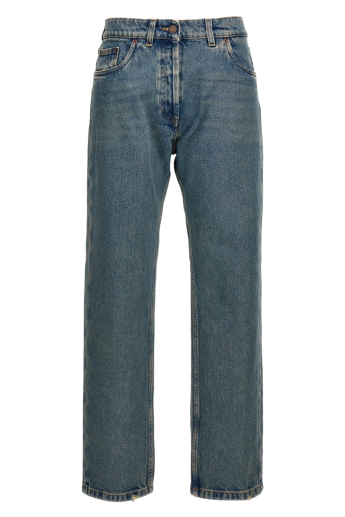 PRADA｜JEANS (GFP469 OOO 13Z6 F0BAN) Mid Blue Organic denim five-pocket jeans | PRADA