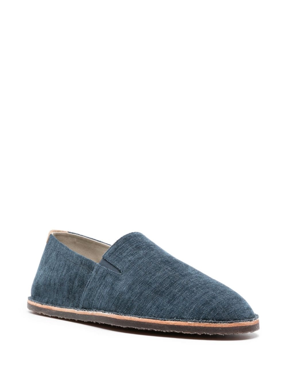 slip-on twill loafers - 2