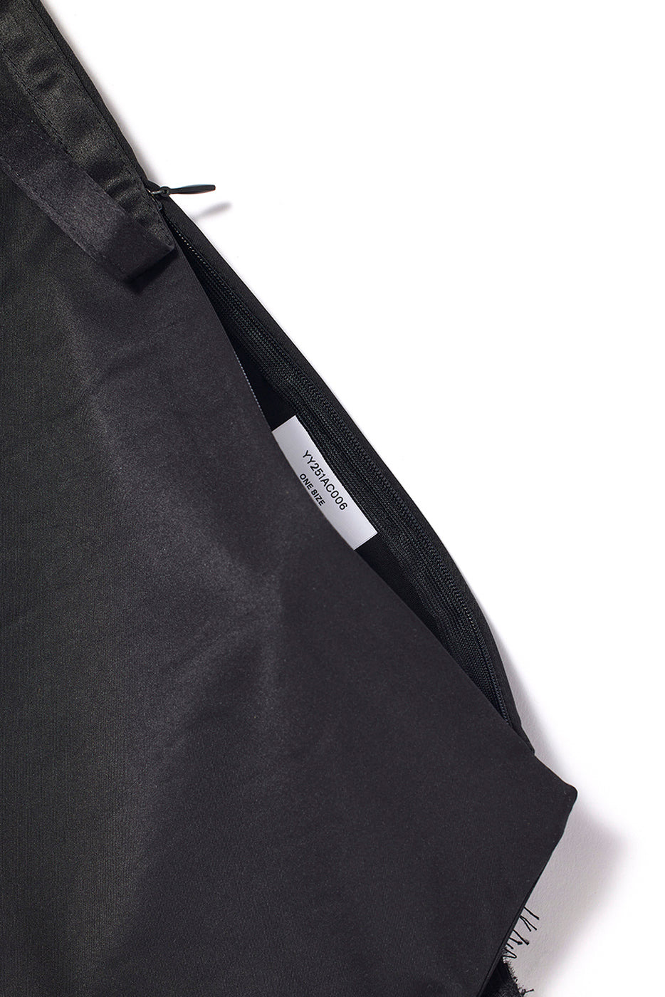 PLEATS LAYERED POUCH BELT / BLK - 8