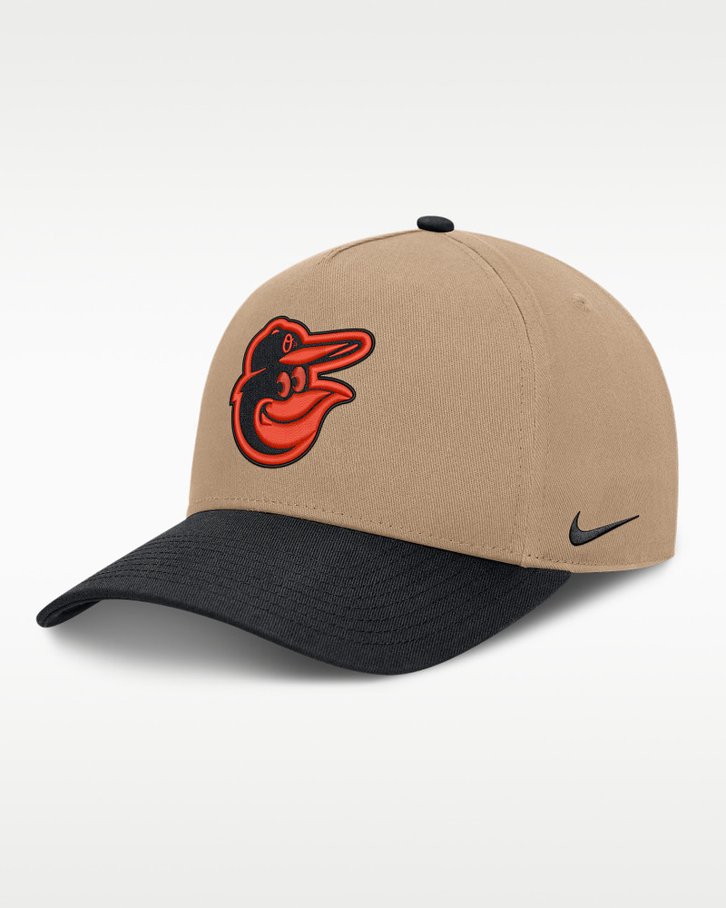 Baltimore Orioles Rise Men's Nike MLB A-Frame Trucker Adjustable Hat 1