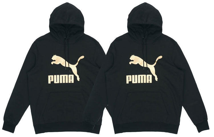 PUMA Classics Bronzing Logo Printing Sports Black 531370-56 - 3