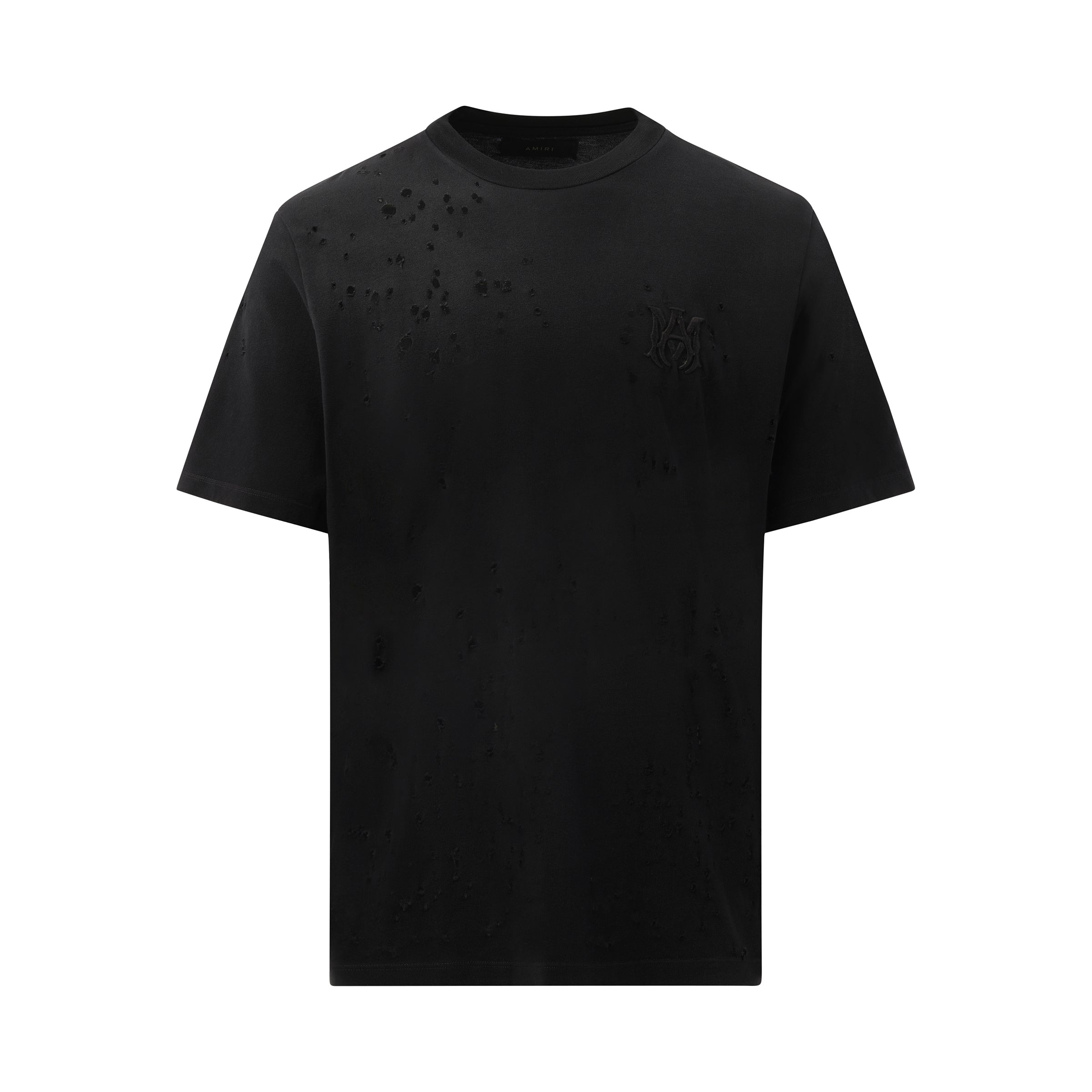 MA Shotgun Embroidered T-Shirt in Black - 2