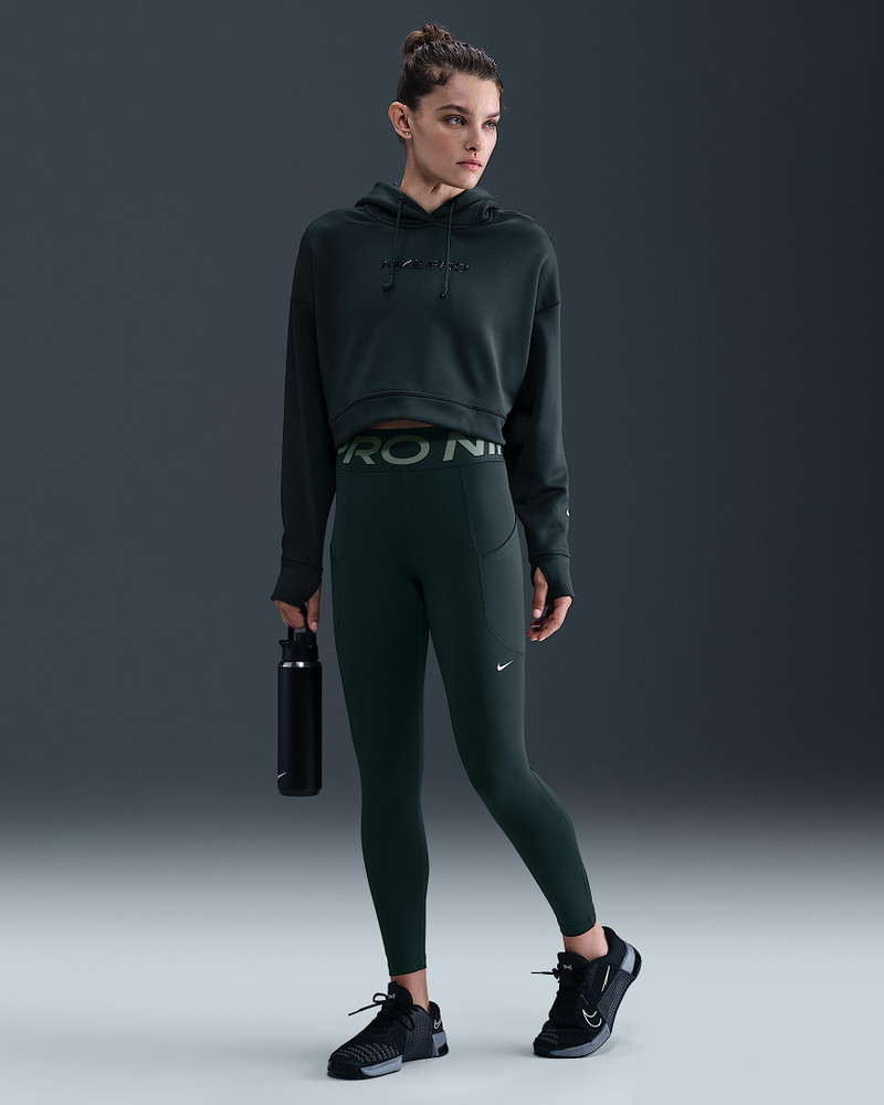 Nike Pro Women's Therma-FIT Fleece Hoodie 4