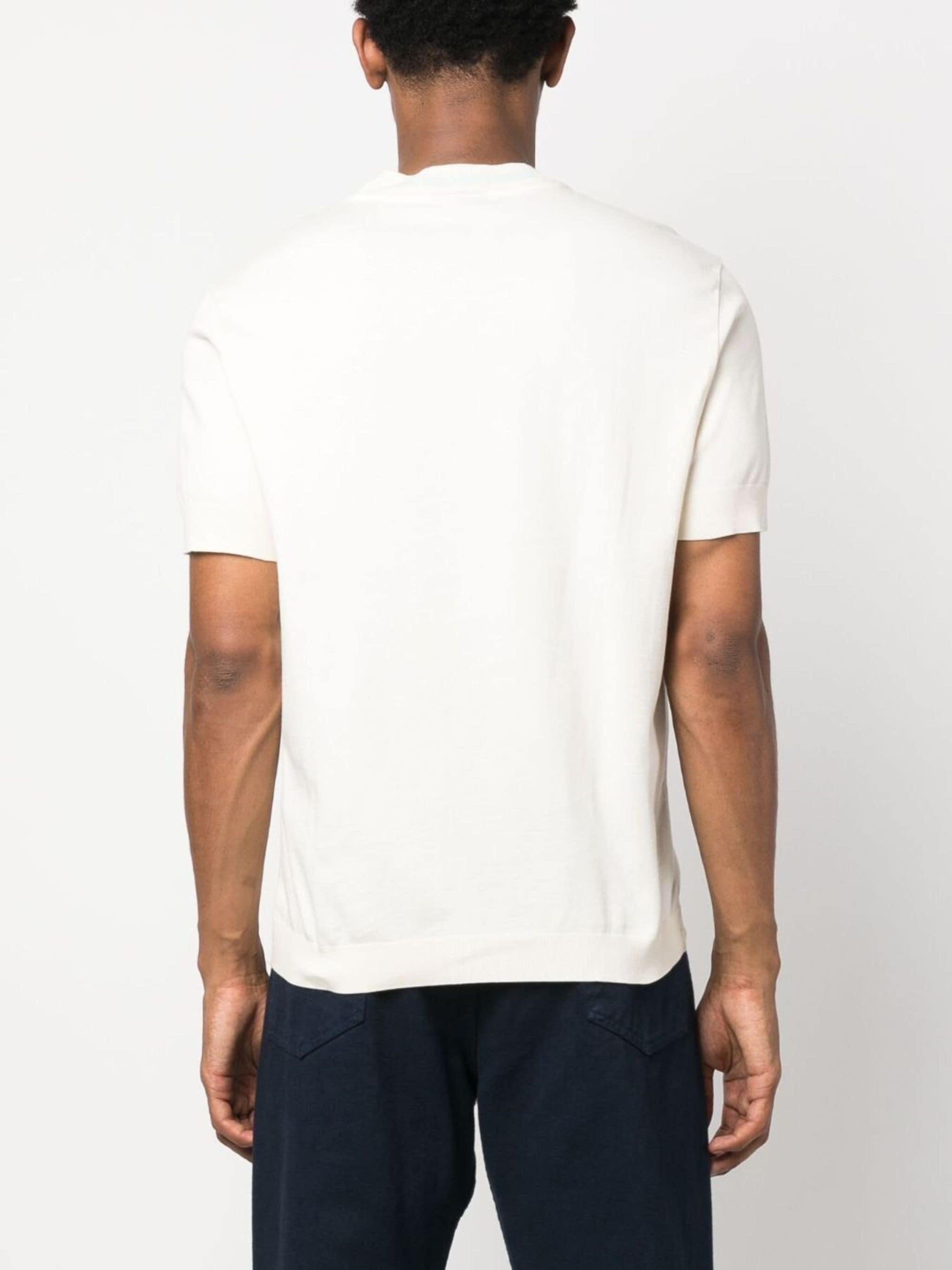 crew-neck cotton T-shirt - 4