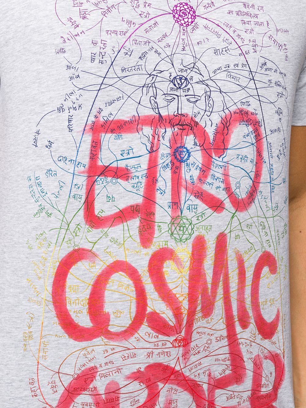 Cosmic Order graphic print T-shirt - 5