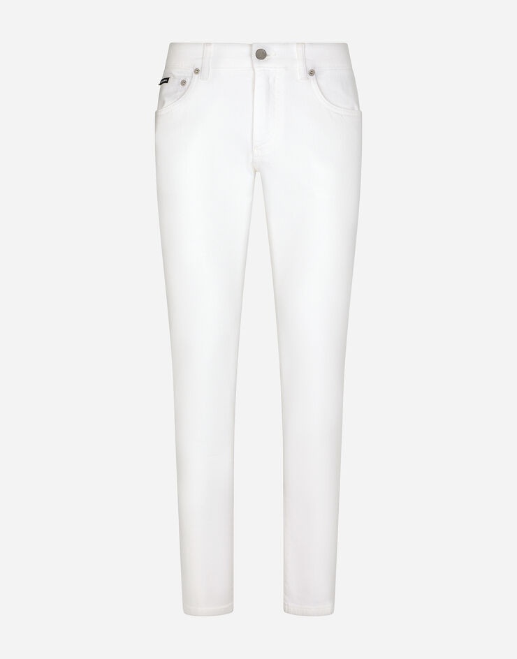 White skinny stretch jeans - 3