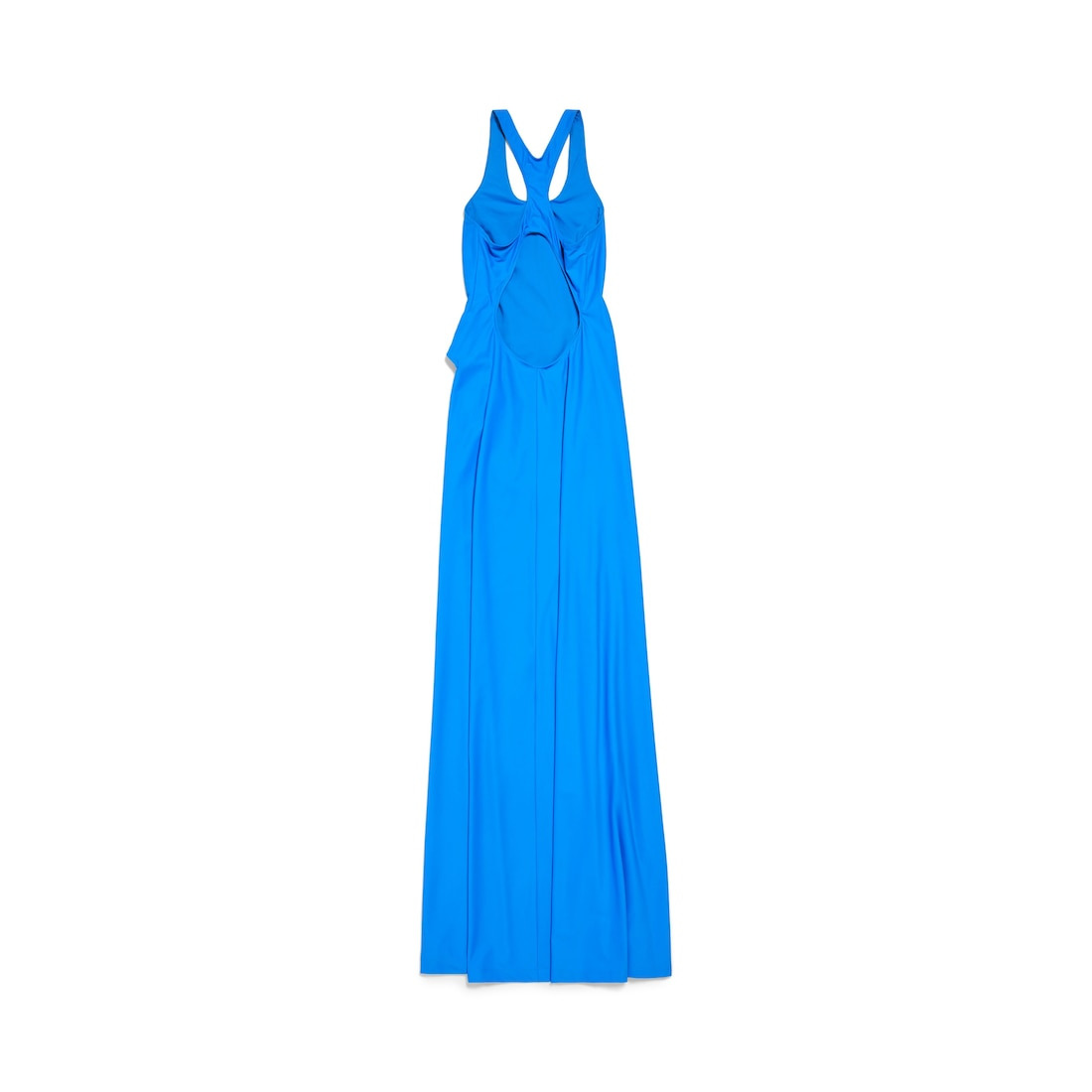 Women's Asymmetric Dress in Blue - 6