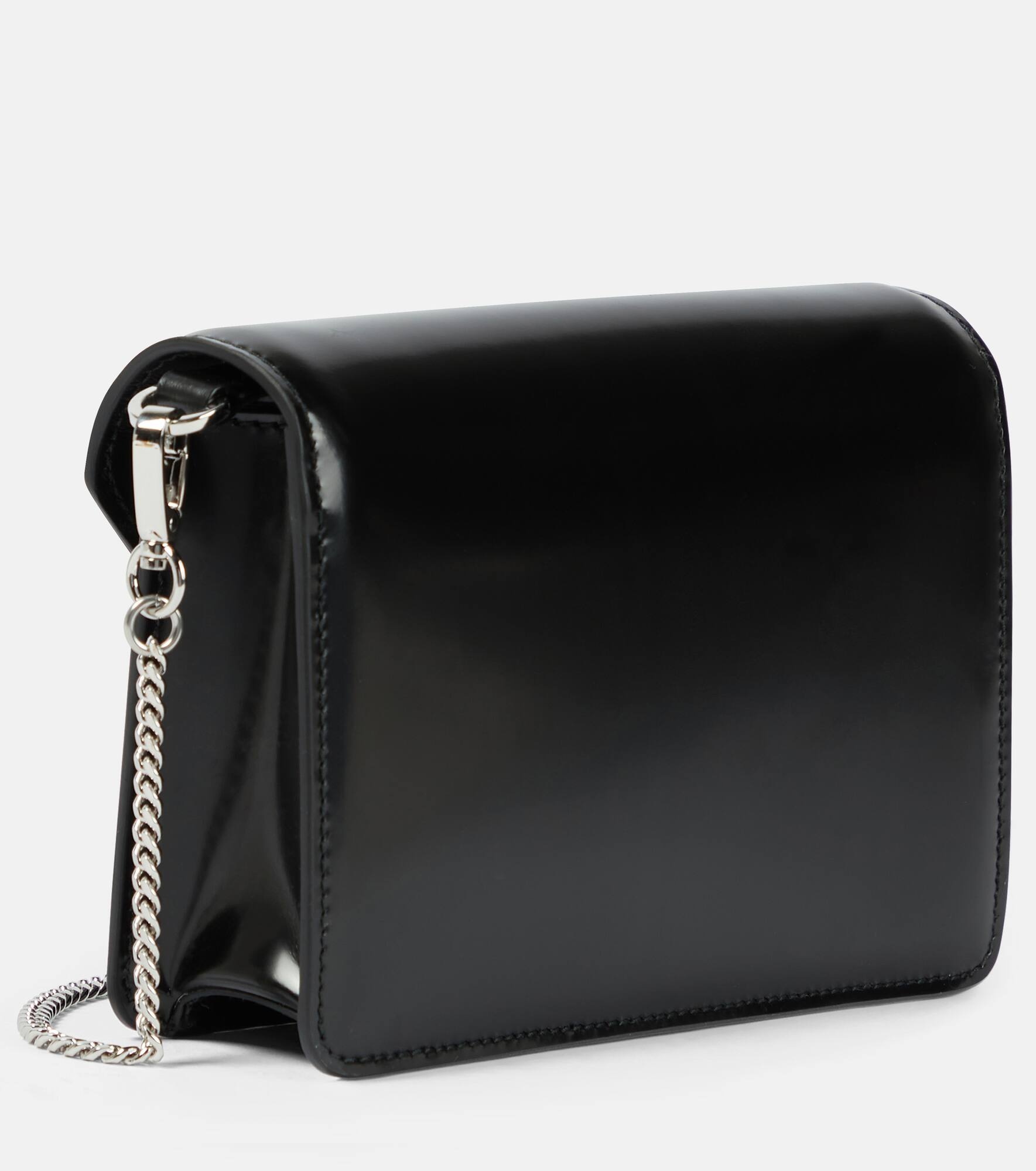 Mini leather crossbody bag - 4