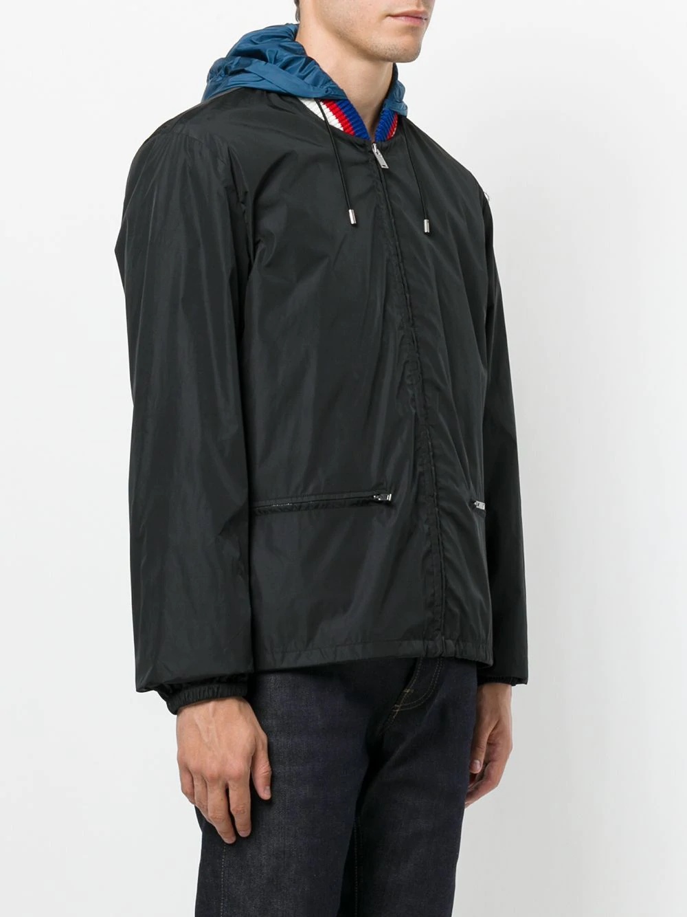 hooded drawstring jacket - 3