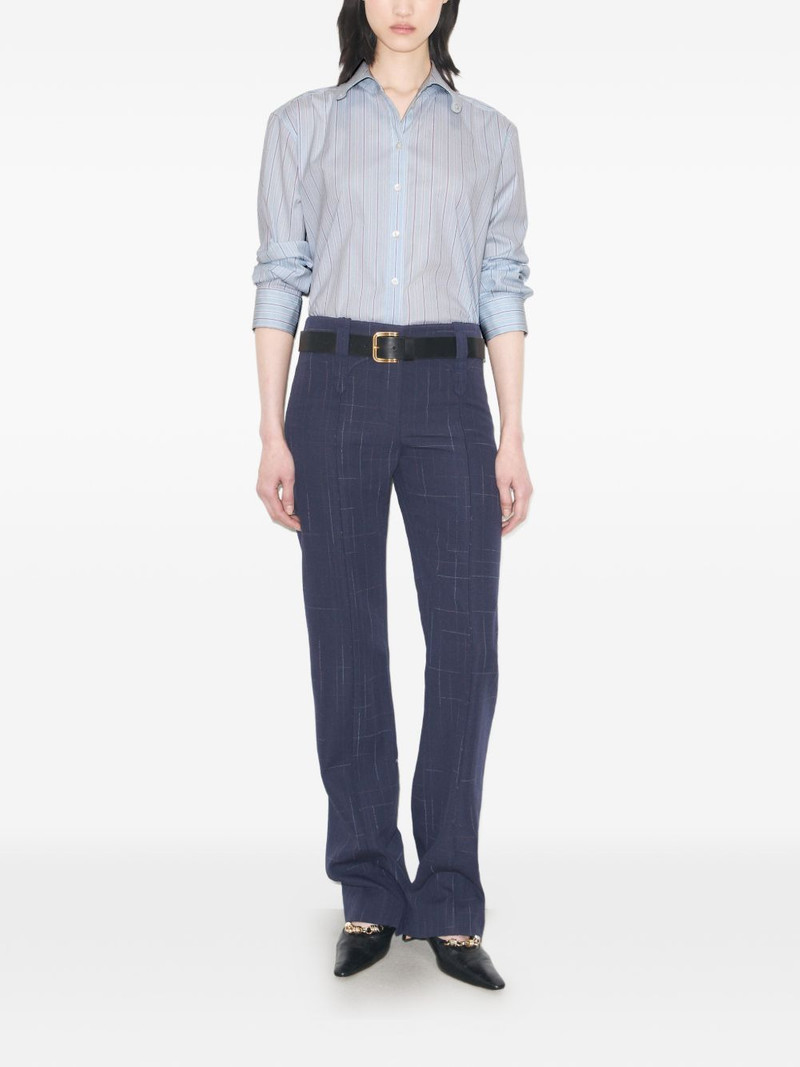 TORY BURCH striped cotton shirt outlook