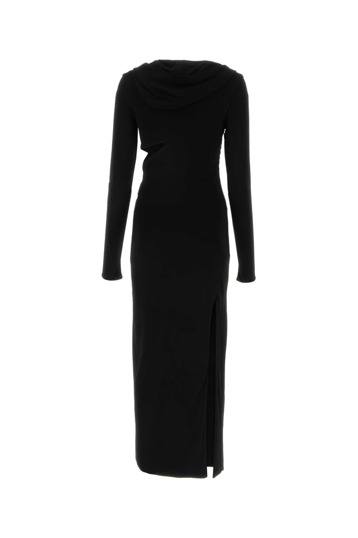 Versace Women Black Jersey Dress - 2