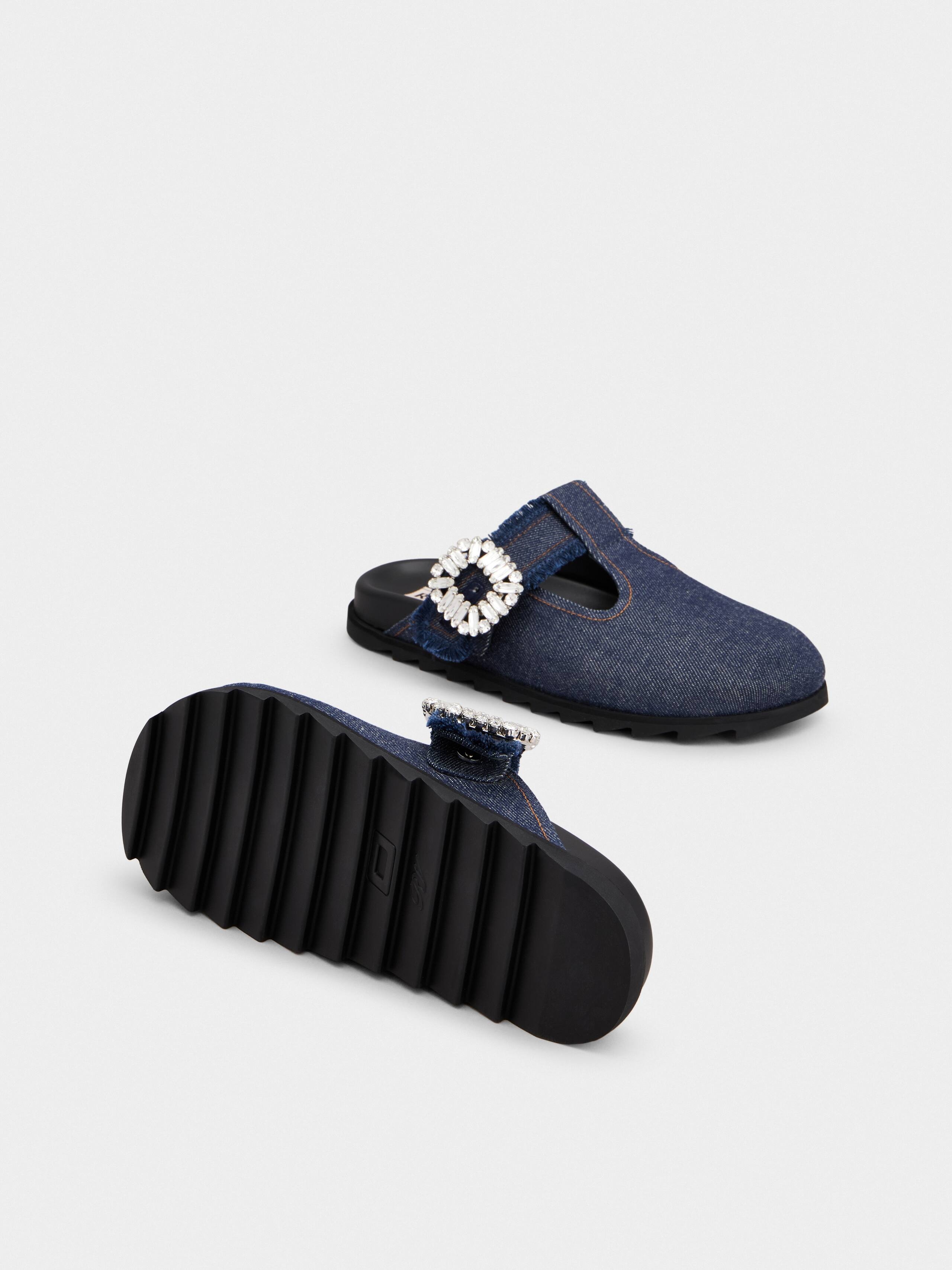 Slidy Viv' Mules in denim - 5
