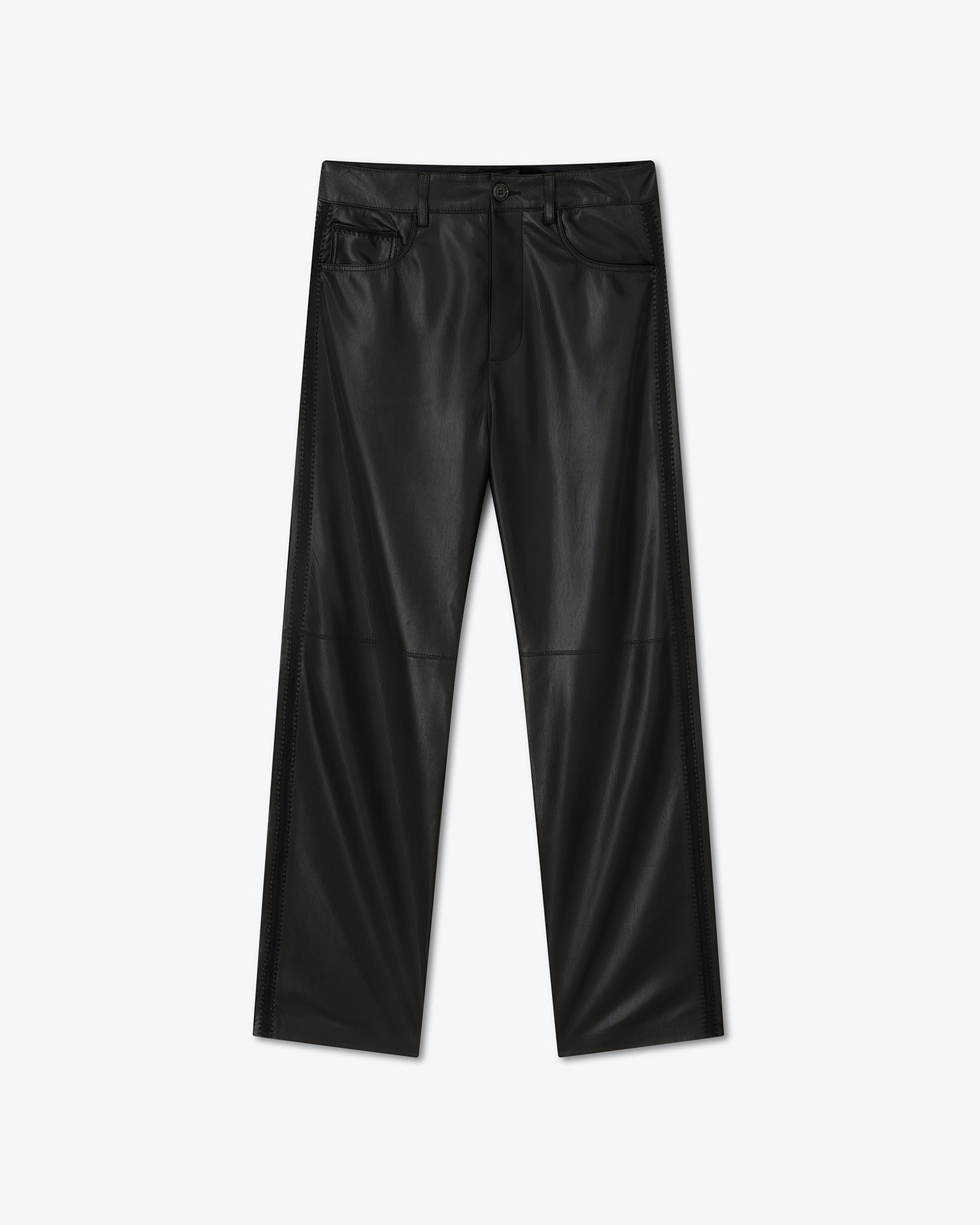 ARIC - OKOBOR™ alt-leather pants - Black - 1