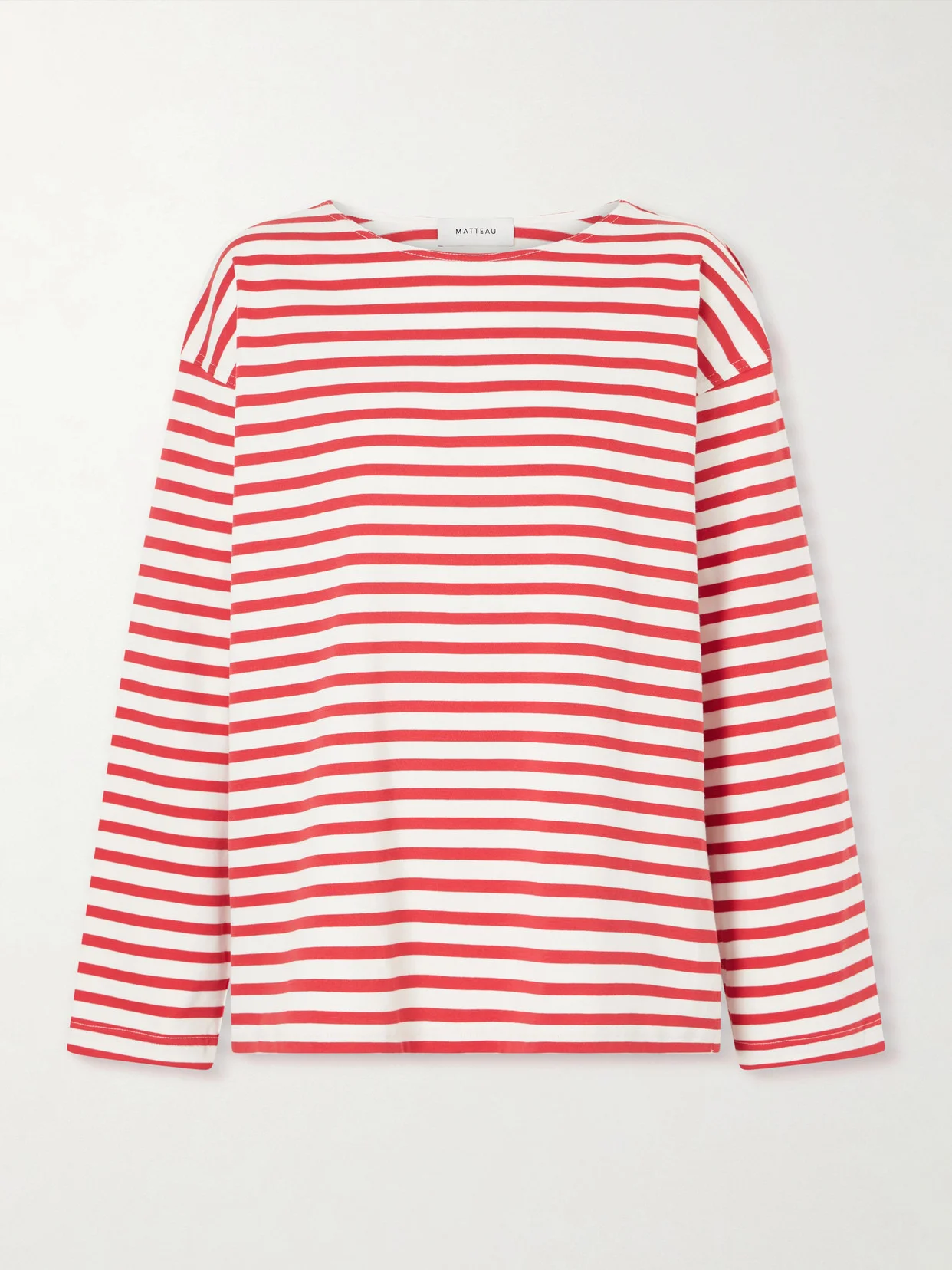 Breton Striped Cotton-jersey T-shirt - 1