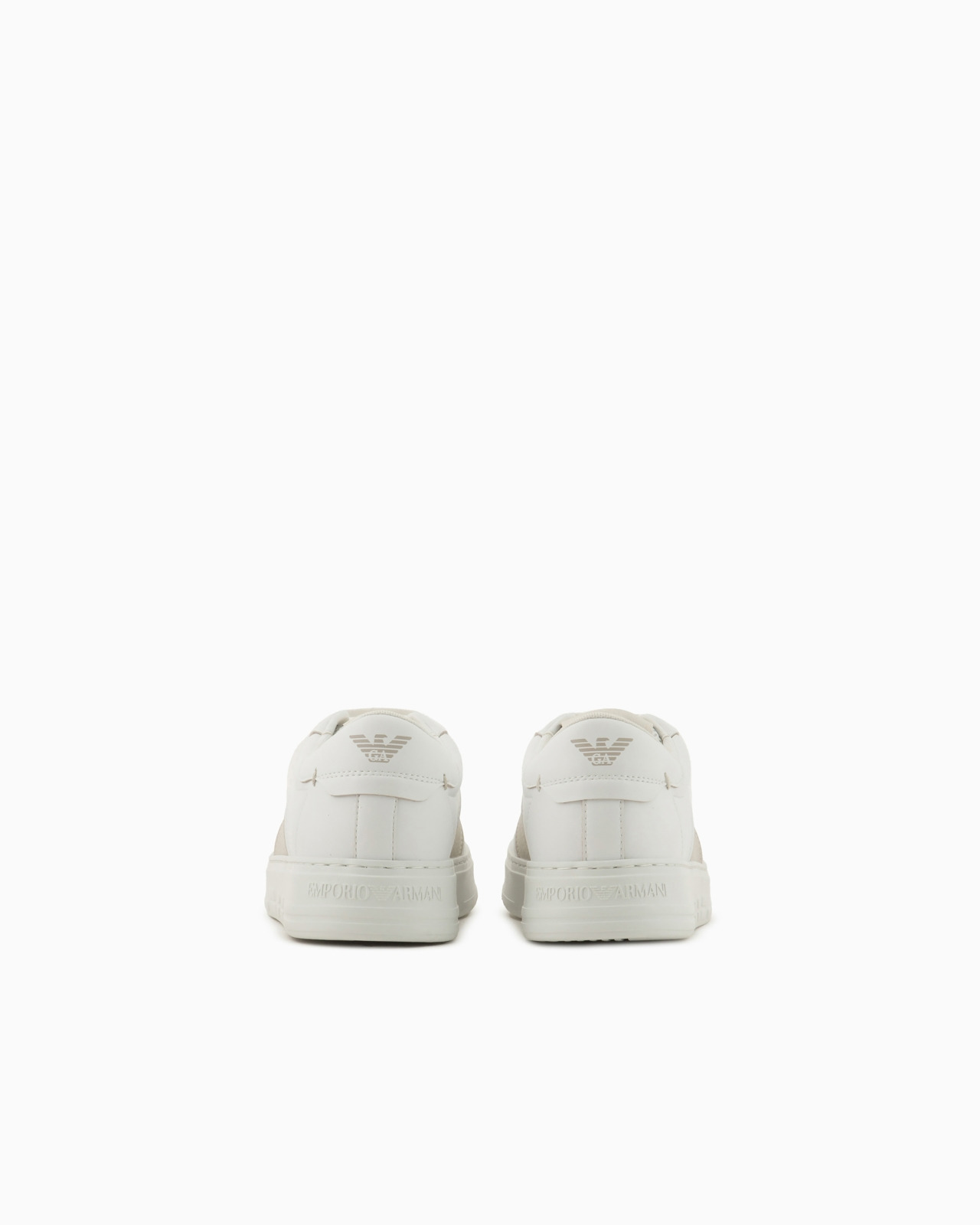 Leather sneakers with logo detail - 4
