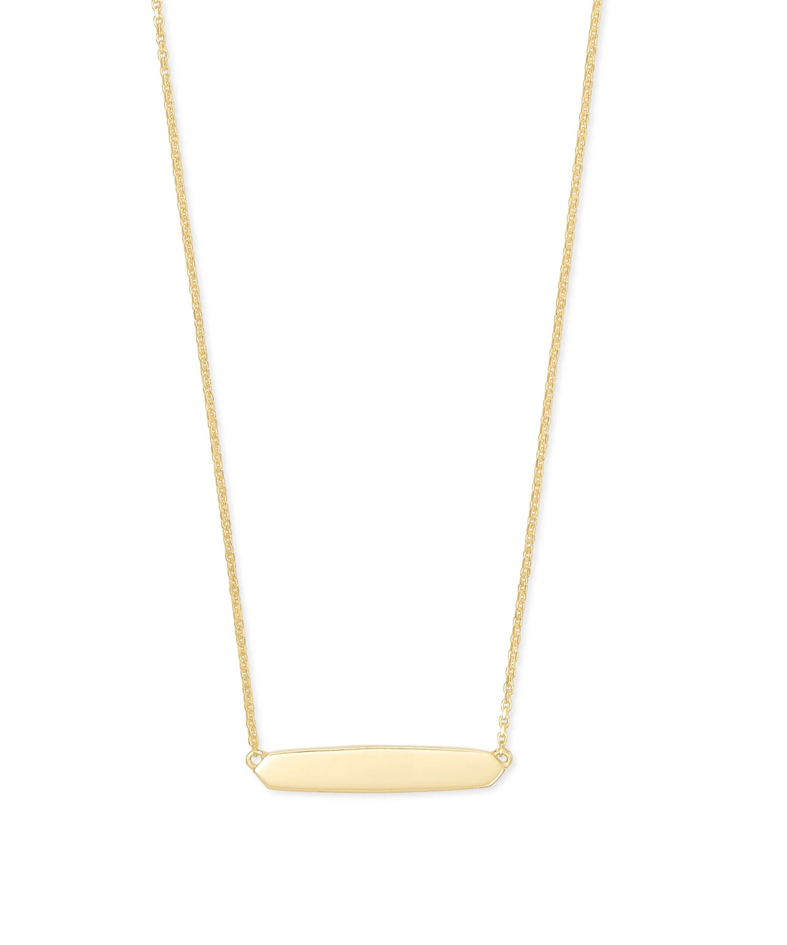 Mattie Bar Pendant Necklace in 18k Gold Vermeil - 1