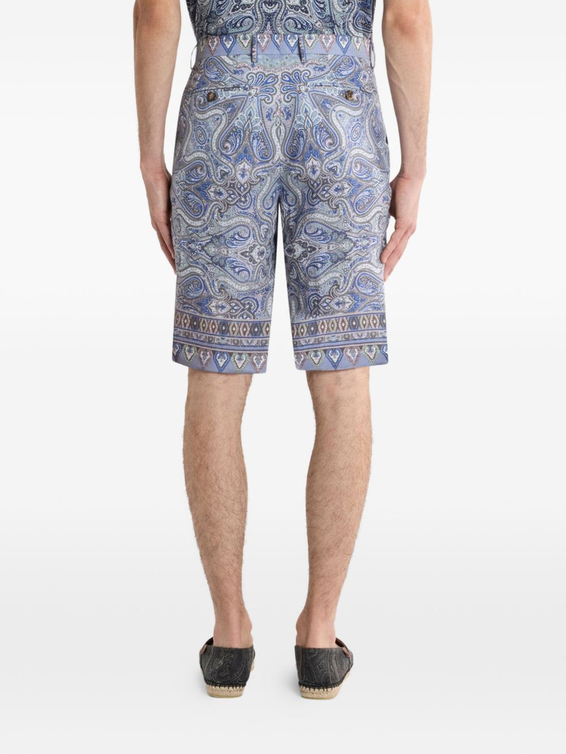 paisley-print shorts 3