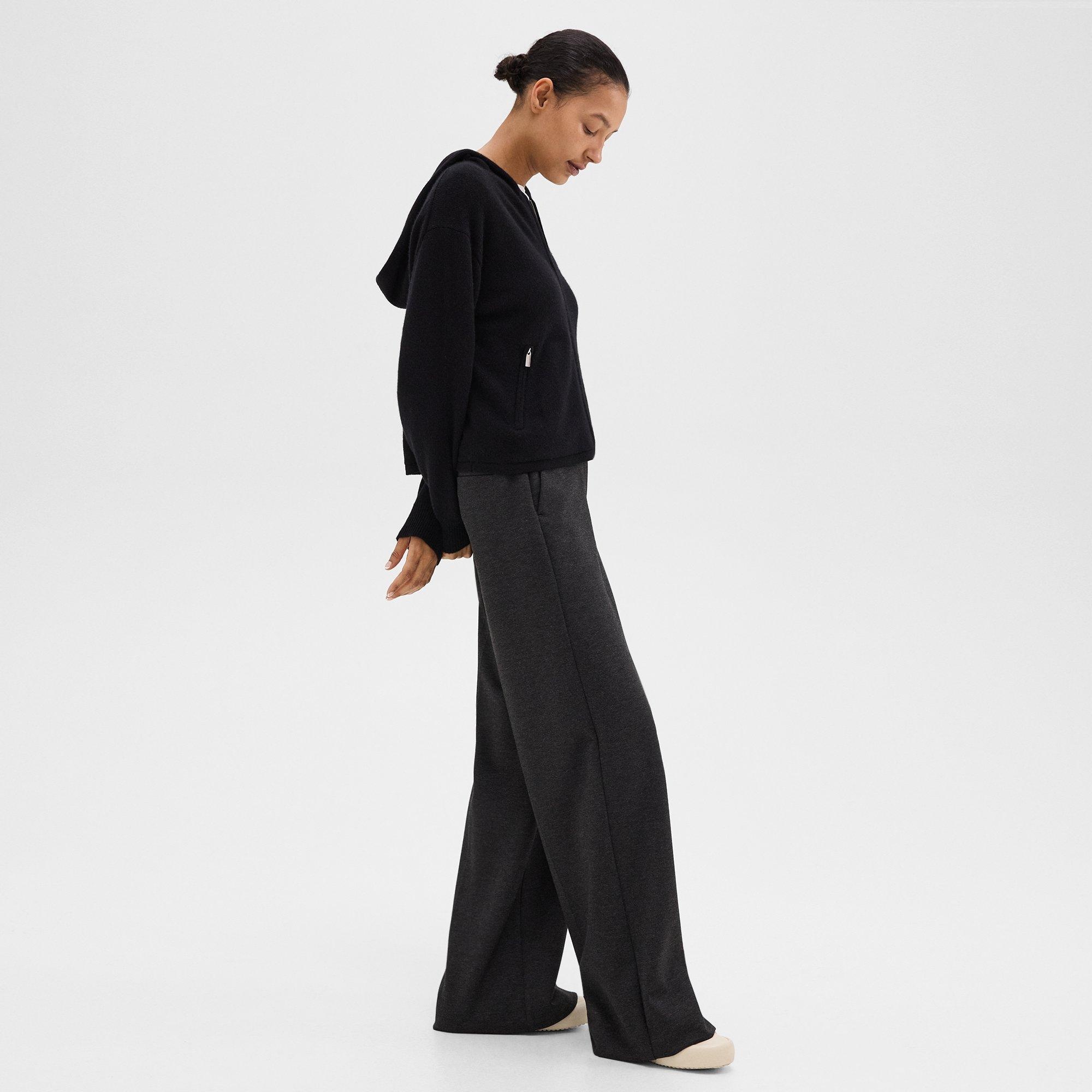 Wide-Leg Pant in Double-Knit Jersey - 2