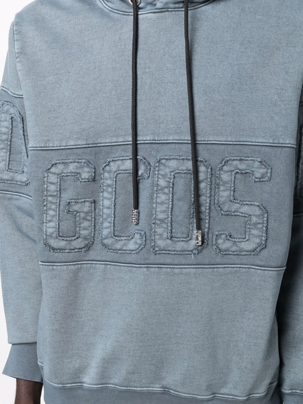 logo-embroidered hoodie - 5