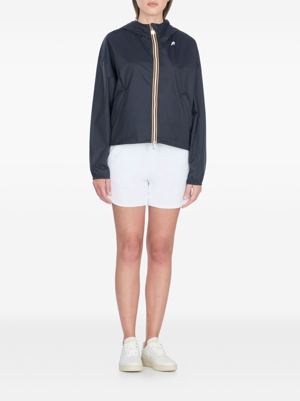 Laurette hooded zip-front jacket - 2