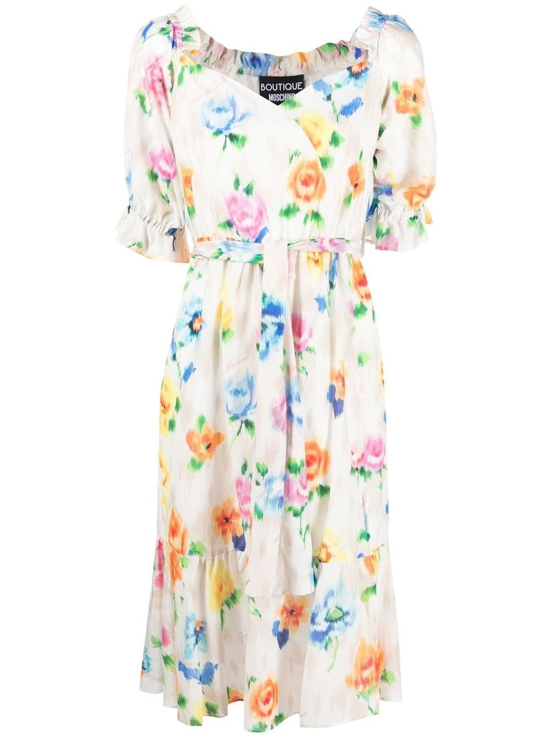 floral-print midi dress 1