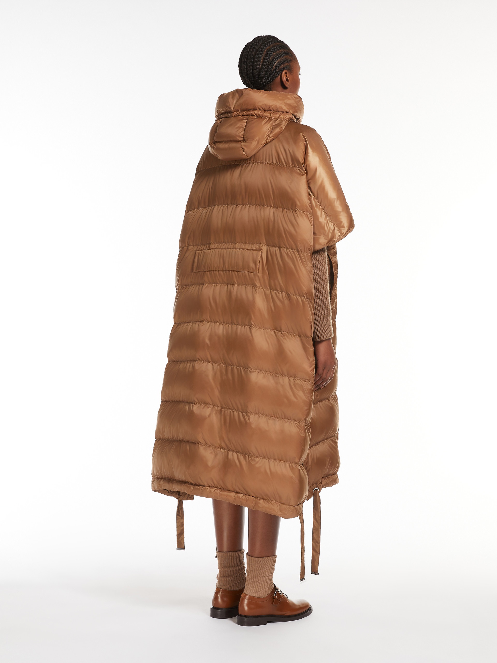 SEICA Long cape in water-repellent canvas - 4