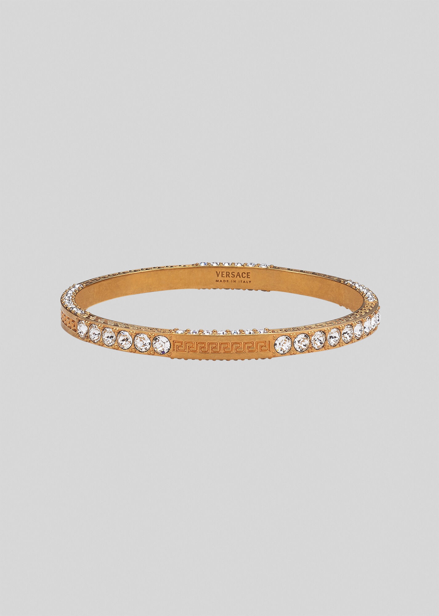 Greca Crystal Bangle Bracelet - 1