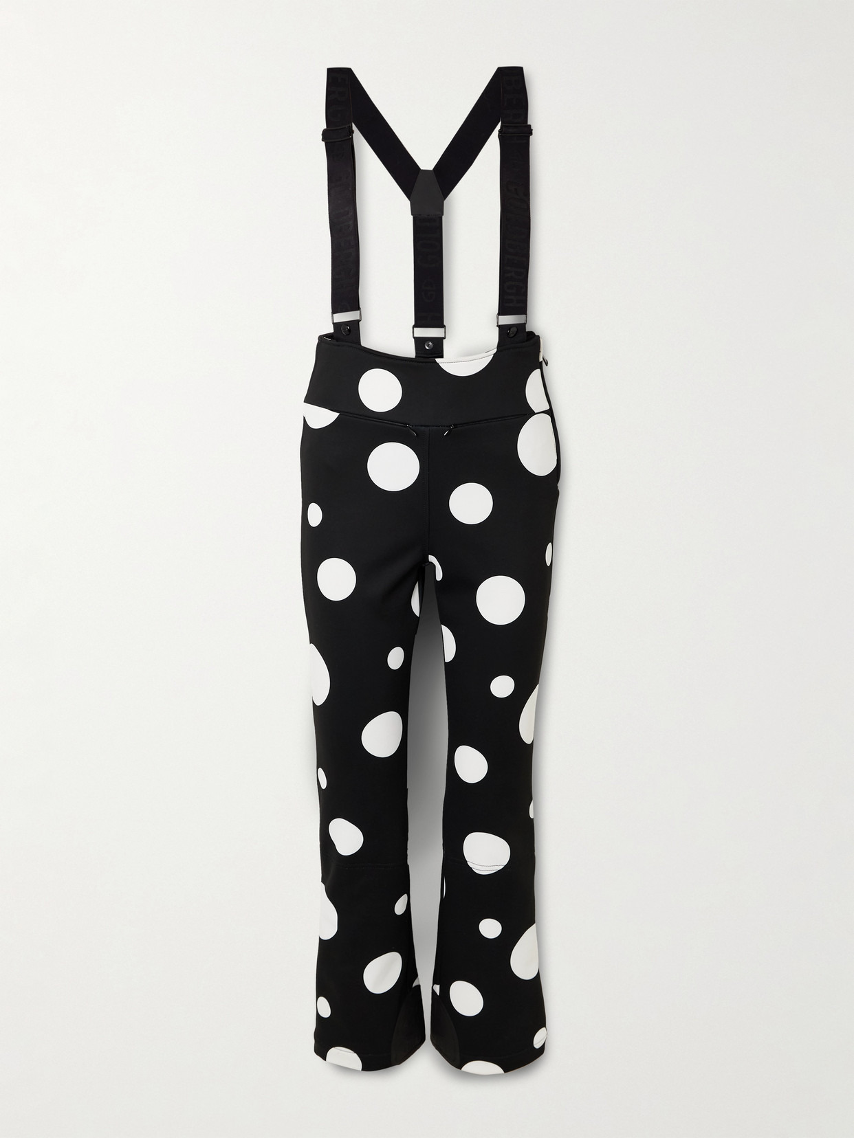 Ballon Printed Bootcut Ski Salopettes - 1