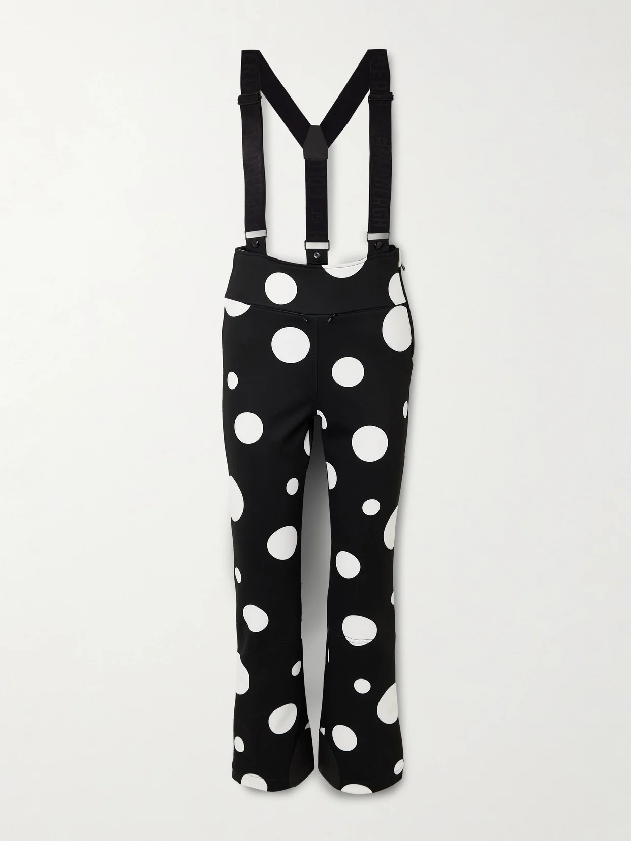 Ballon Printed Bootcut Ski Salopettes - 1