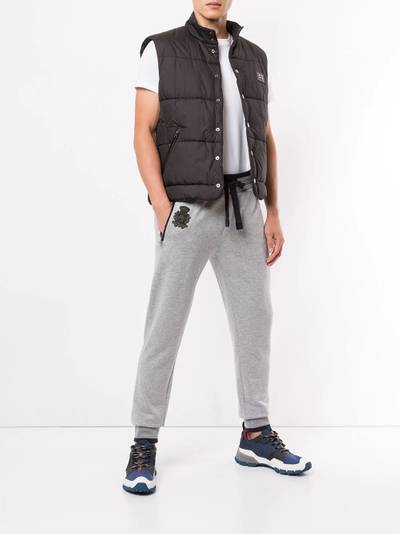 Dolce & Gabbana logo plaque padded vest outlook