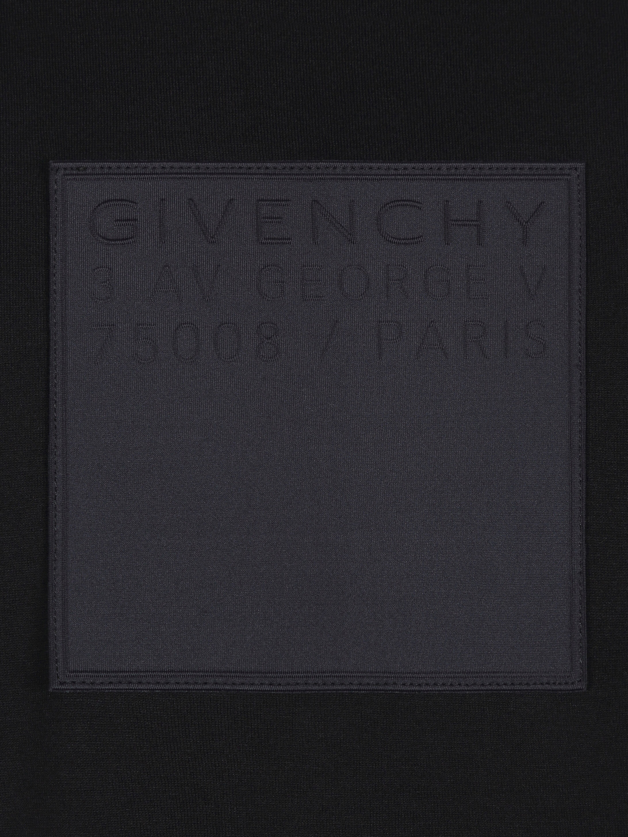 GIVENCHY ADDRESS patch slim fit t-shirt - 5