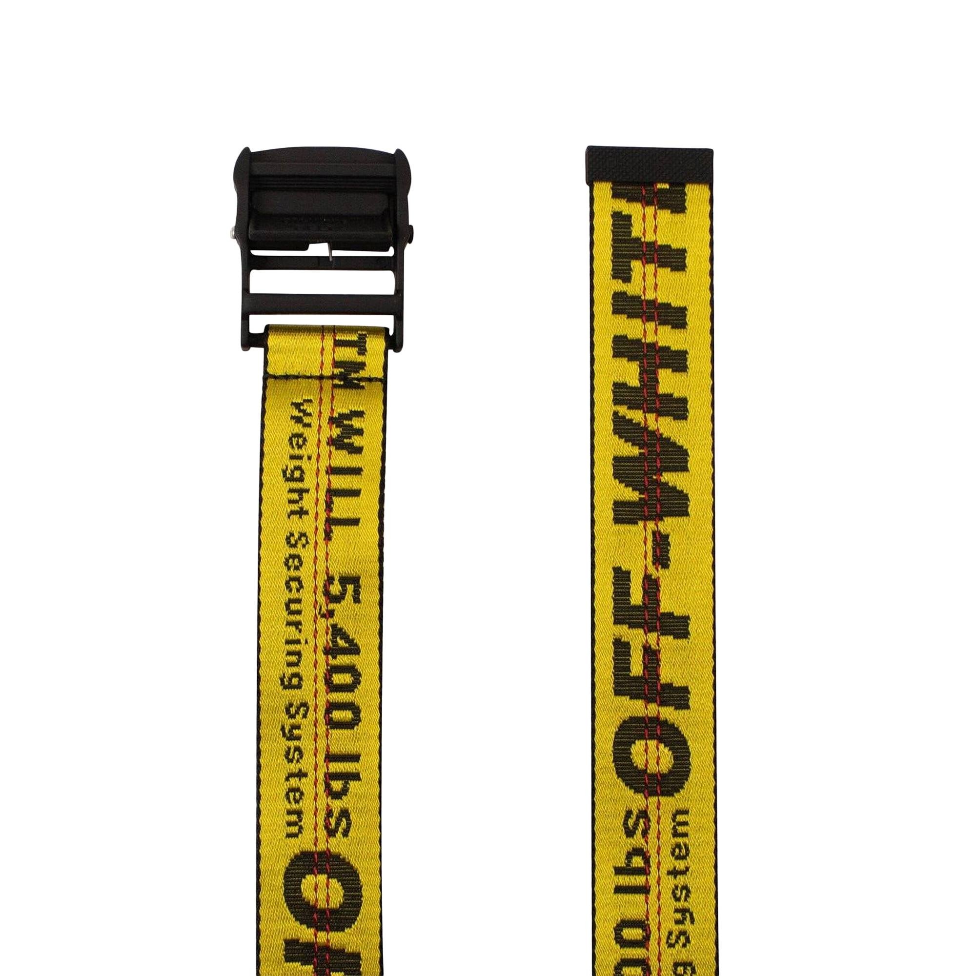 Off-White Industrial Logo Belt 'Yellow' - 2